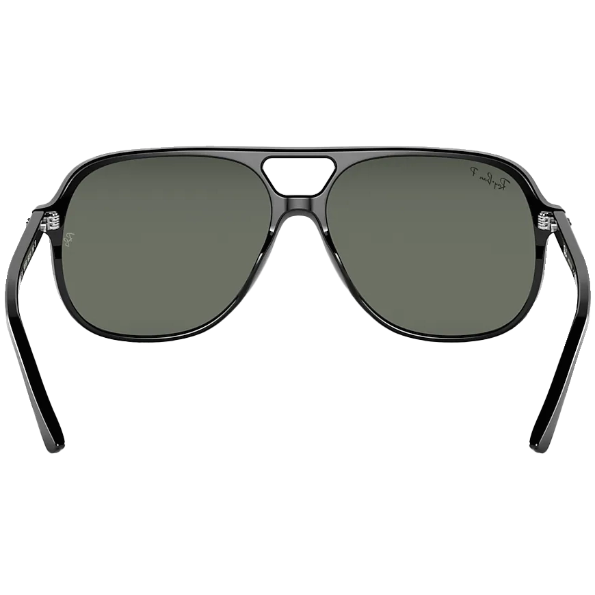 Bill - Low Bridge Black/Green Polarized