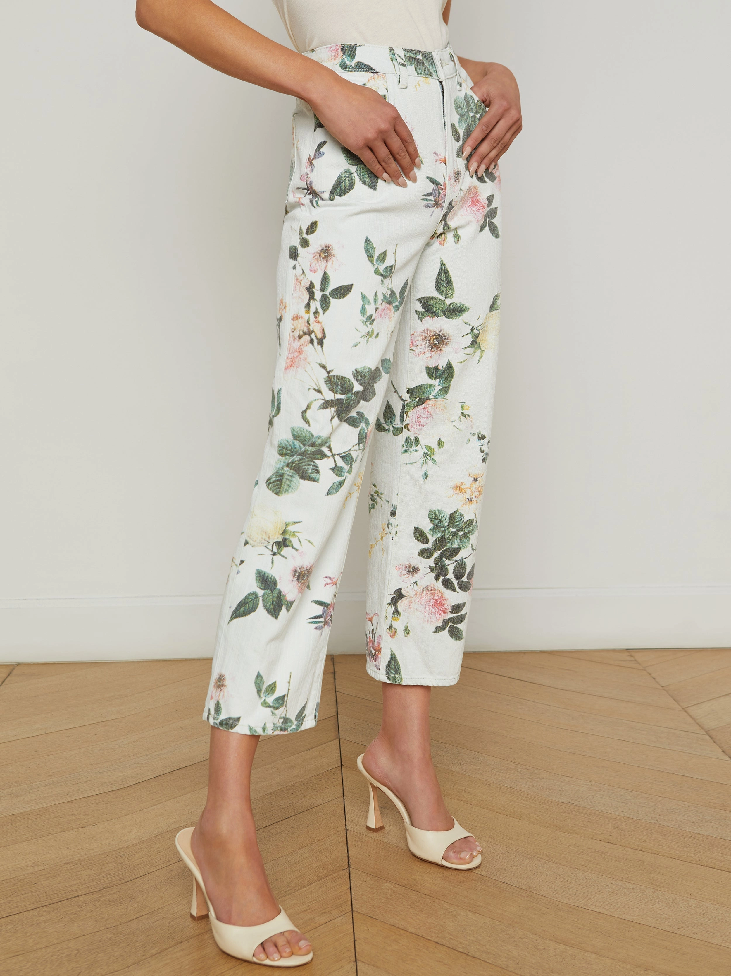 Blaine Cropped Stovepipe Jean