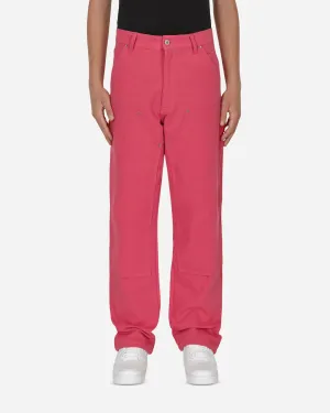 Canvas Workwear Pants Pink