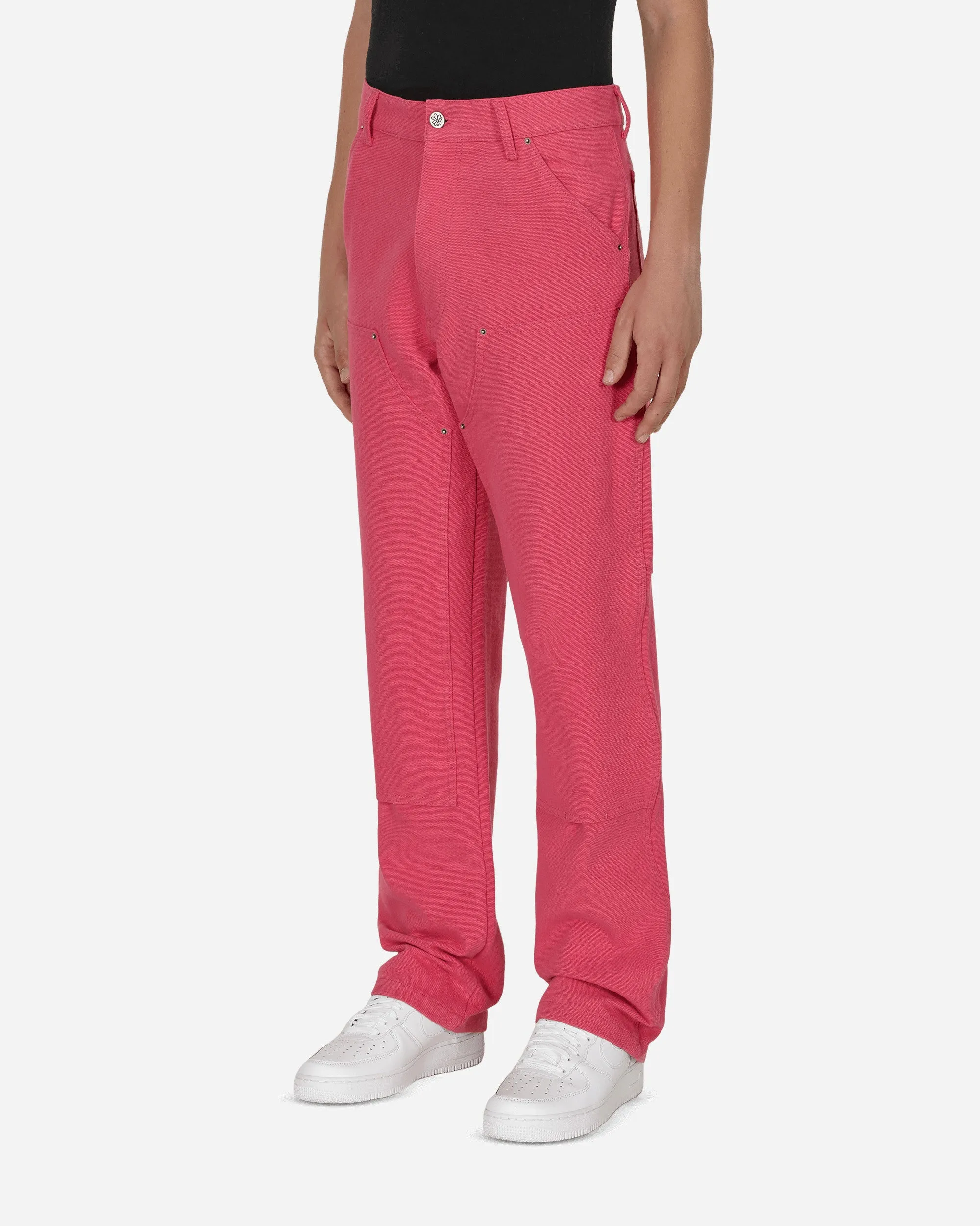 Canvas Workwear Pants Pink