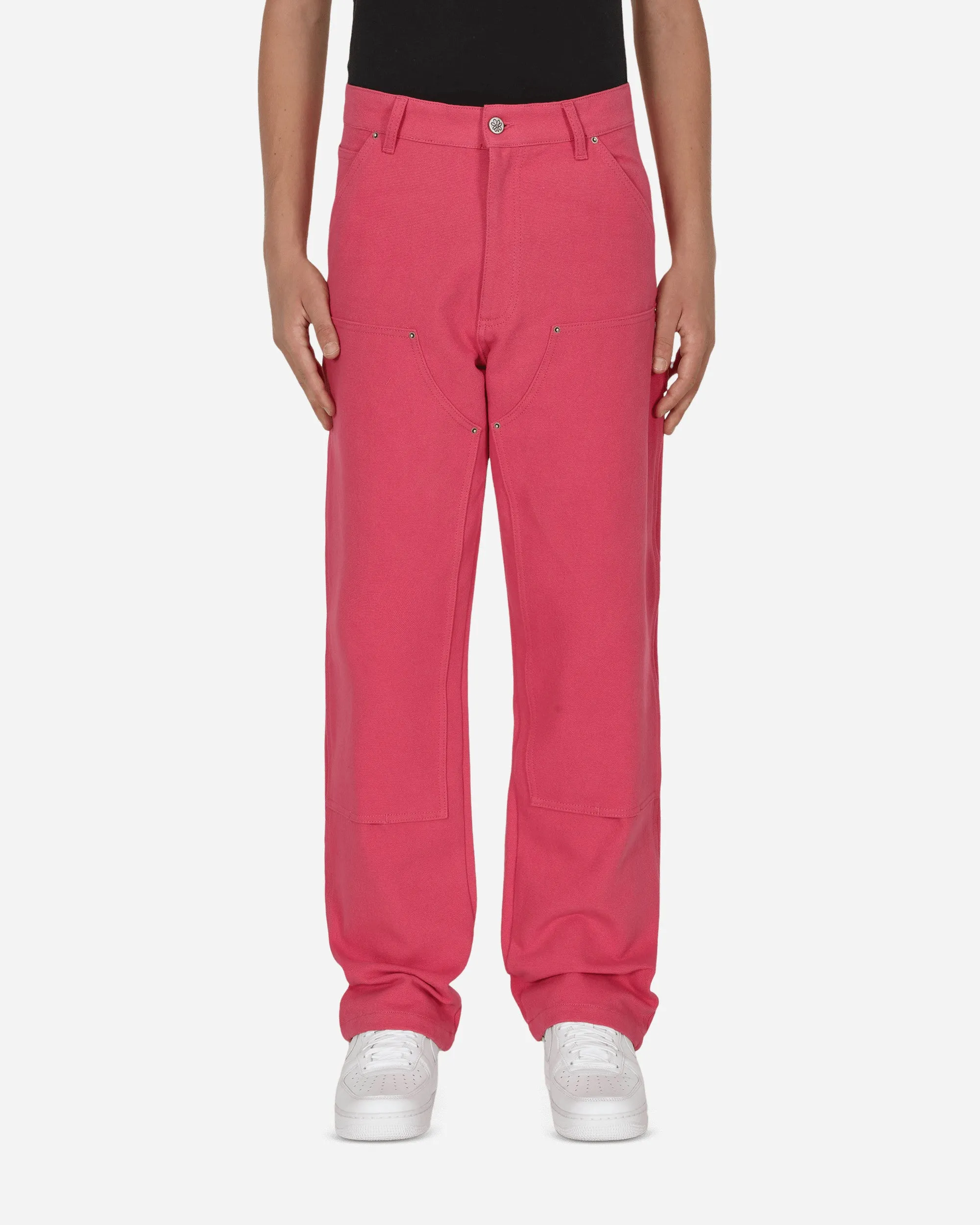 Canvas Workwear Pants Pink