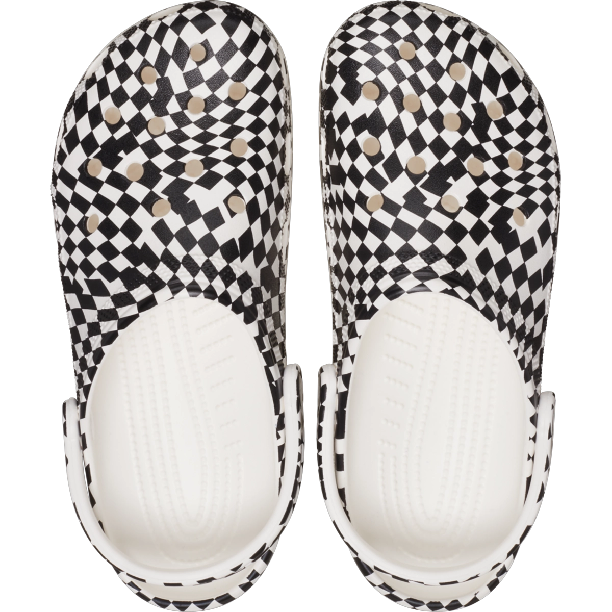 Classic Warped Checker Clog