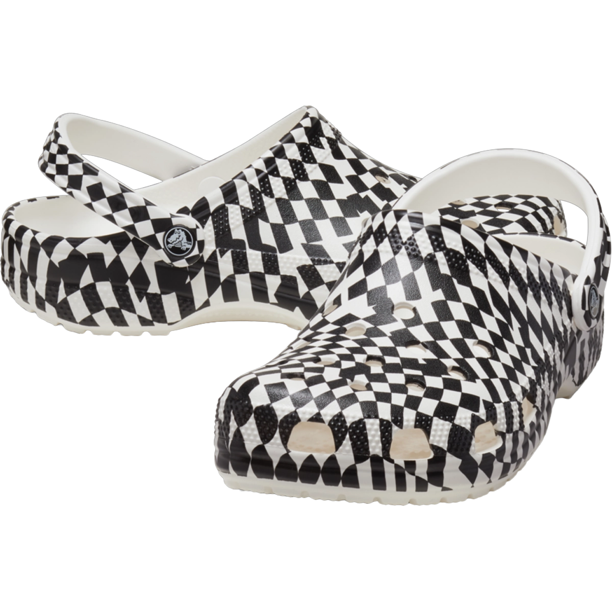 Classic Warped Checker Clog