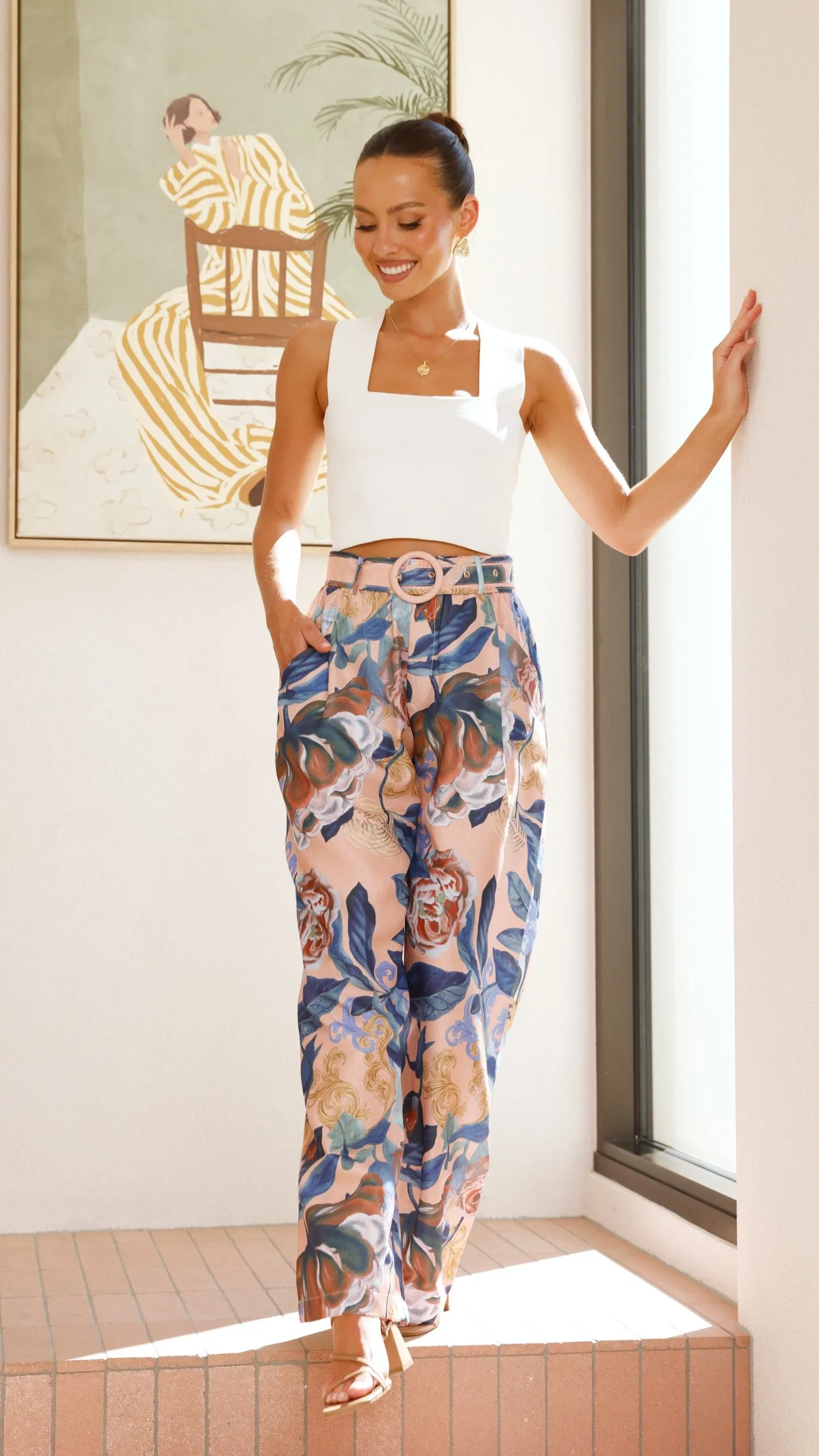 Claudelle Pants - Rosa