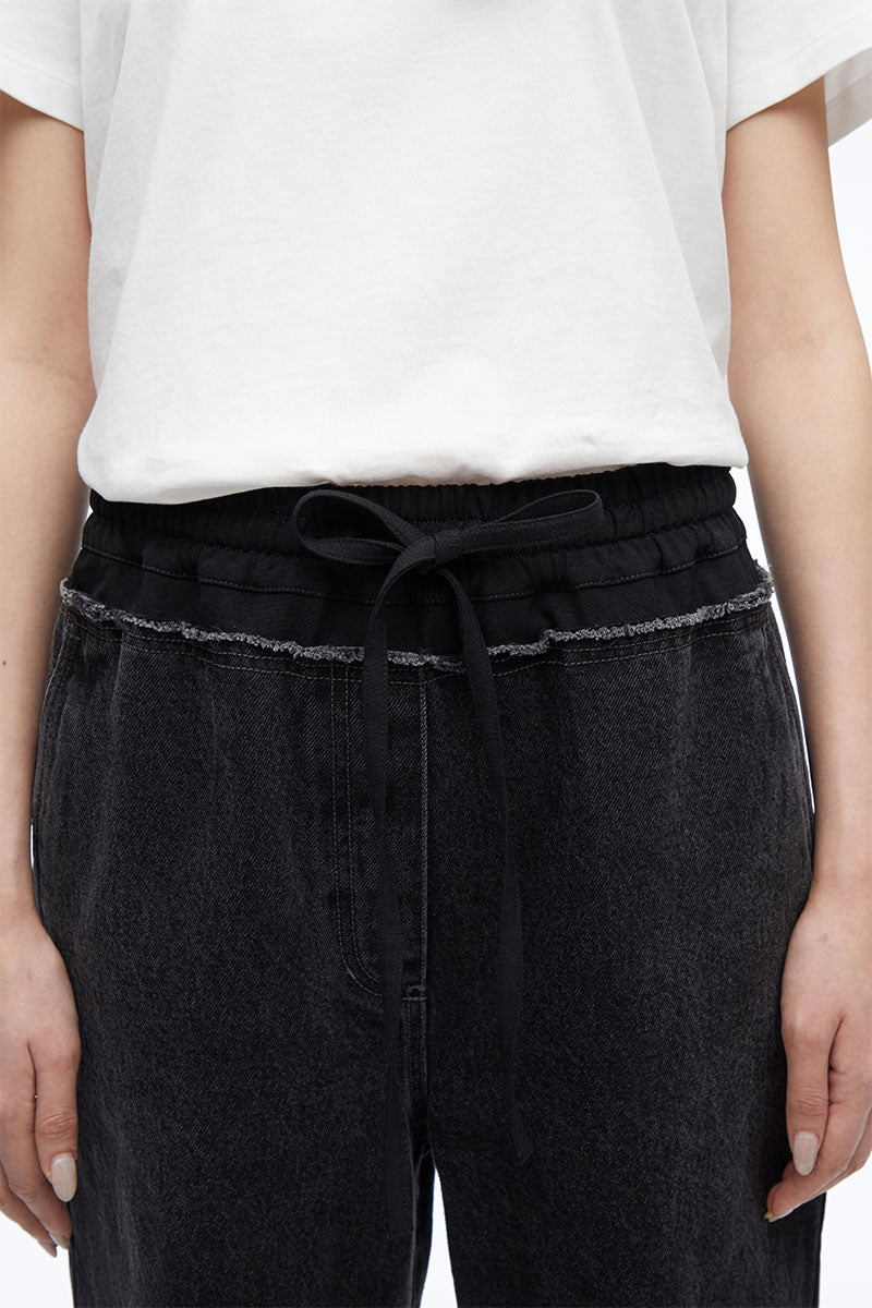 Denim Combo Pant