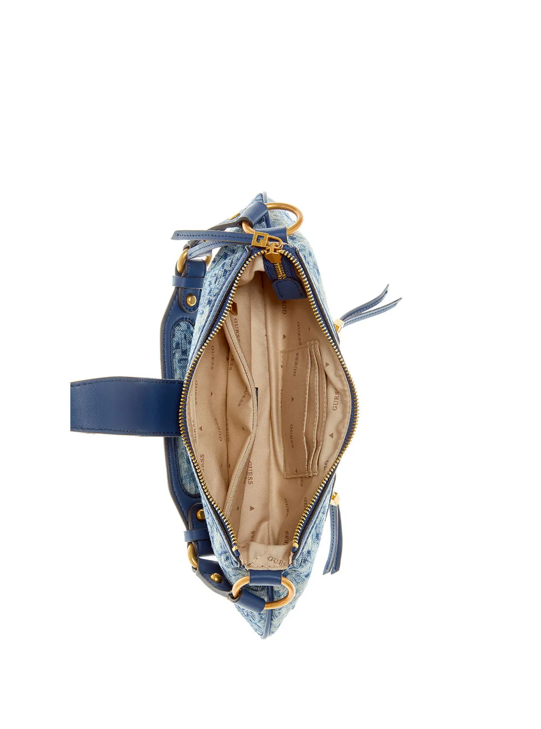 Denim Logo Belle Vintage Shoulder Bag