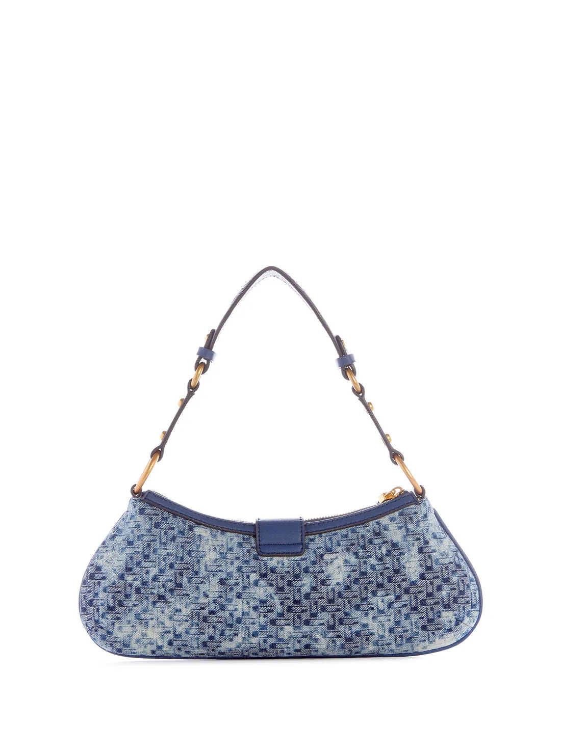 Denim Logo Belle Vintage Shoulder Bag