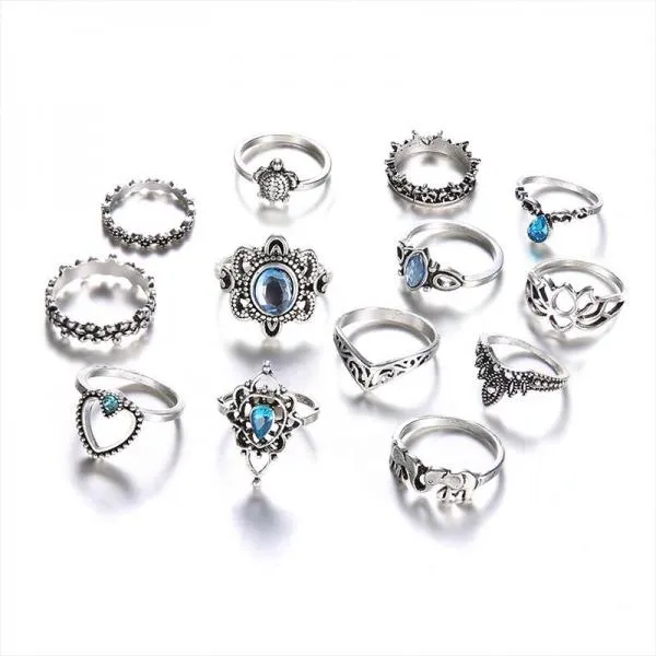 Elephant Ring Set 13 Pcs/Set