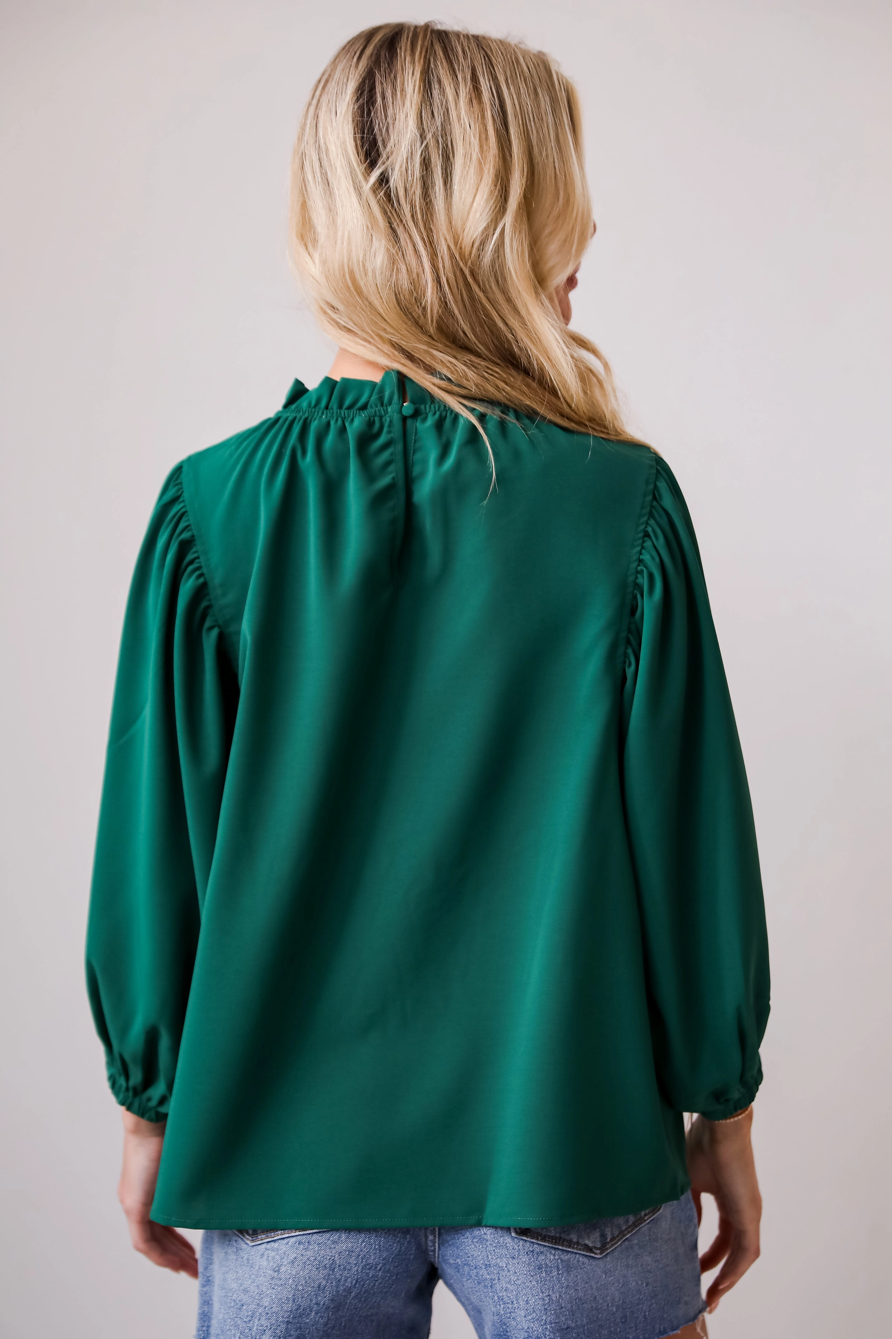 FINAL SALE - Isabelle Ruffle Blouse - DU DEAL