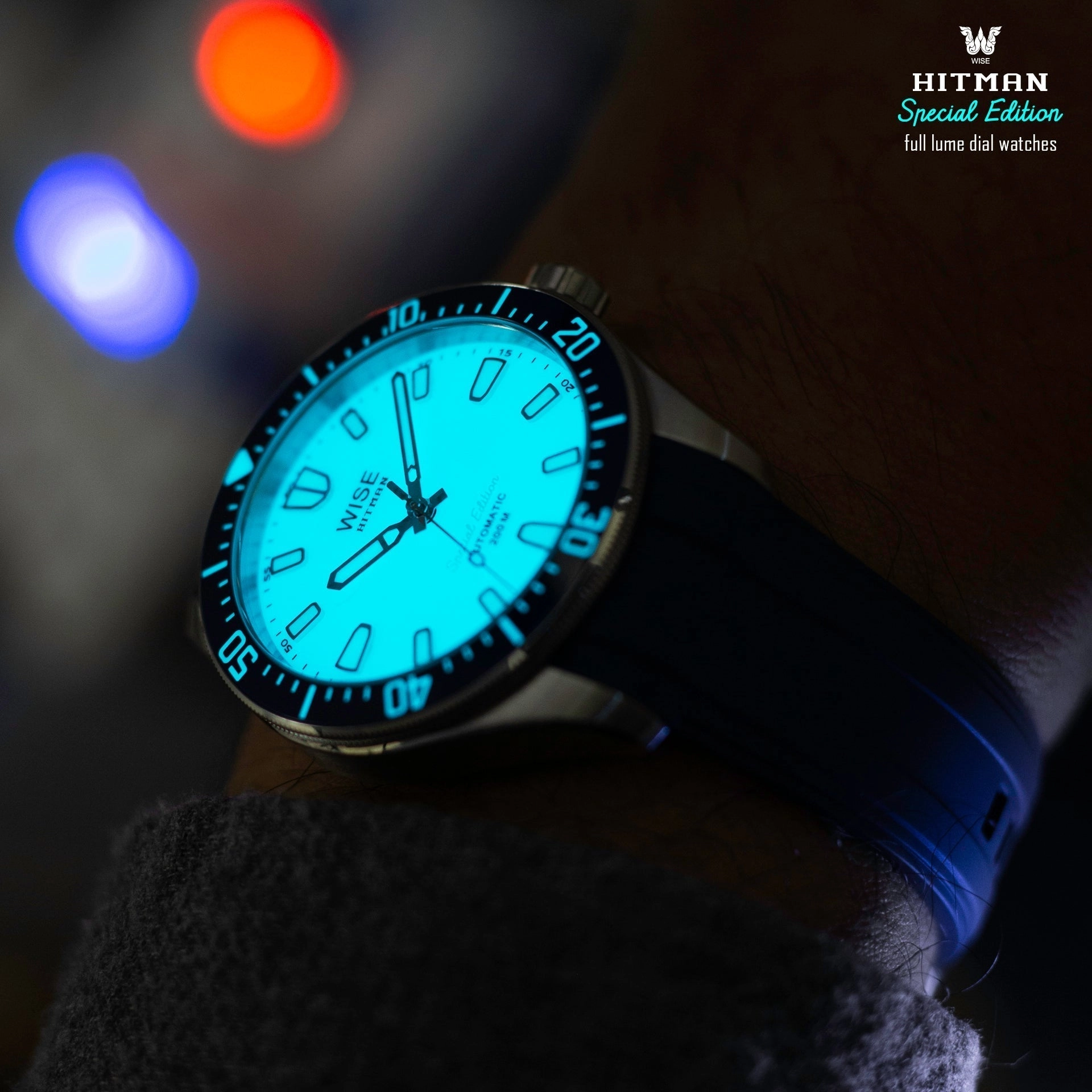 HITMAN HIT66 Full Lume Special Edition (Jetfire FKM rubber)