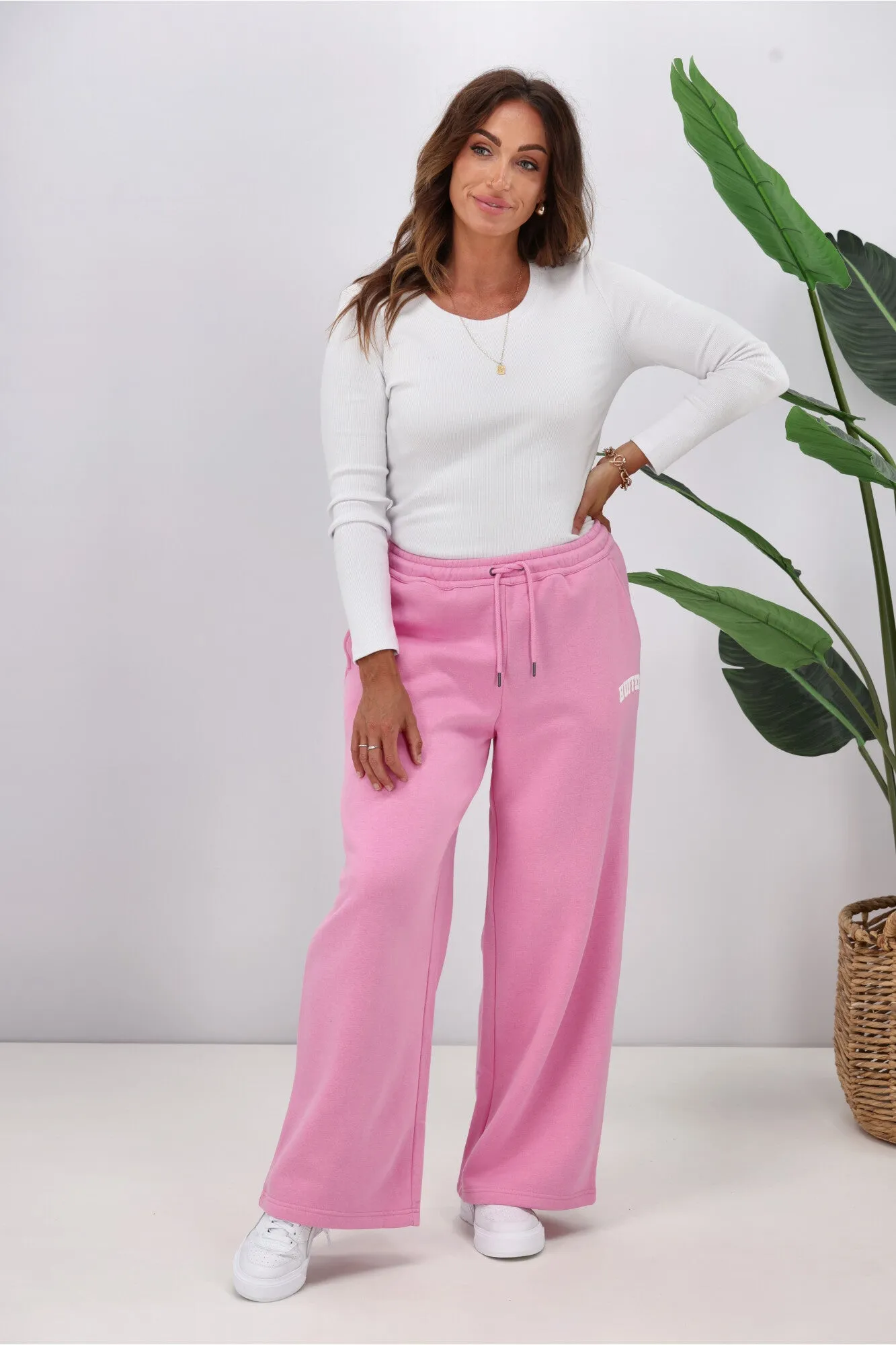 Huffer Easy Trackpant Bon Bon