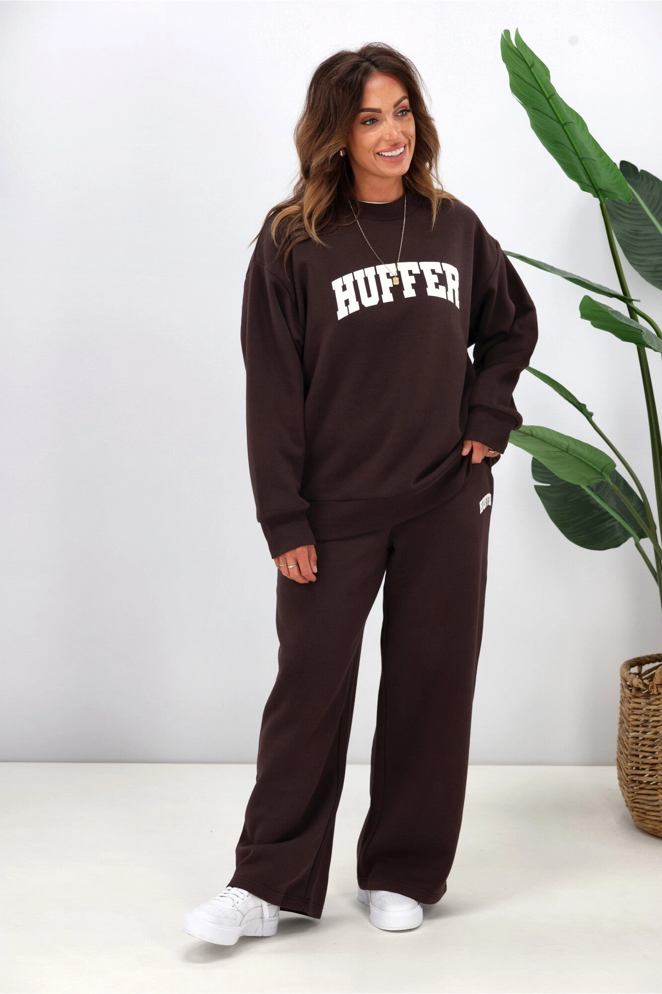 Huffer Easy Trackpant Cocoa