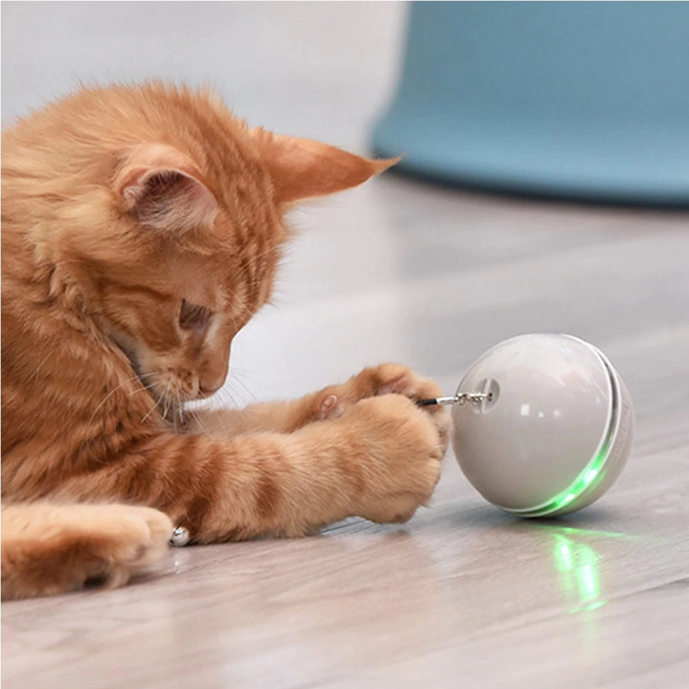 Led Light 360 Degree Self Rotating Ball Pets