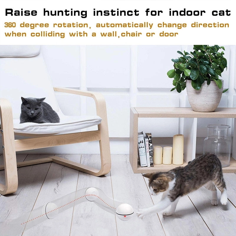 Led Light 360 Degree Self Rotating Ball Pets