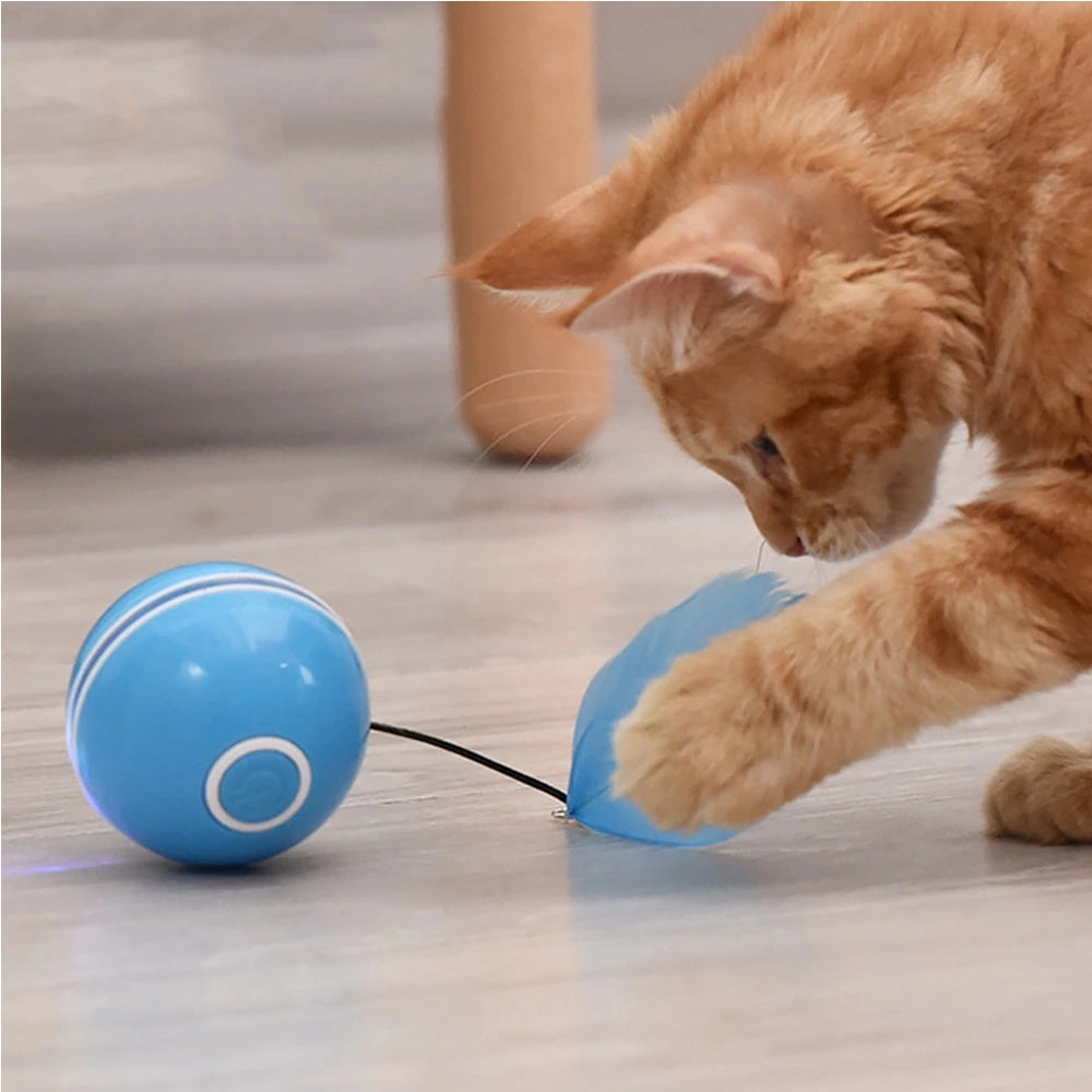 Led Light 360 Degree Self Rotating Ball Pets