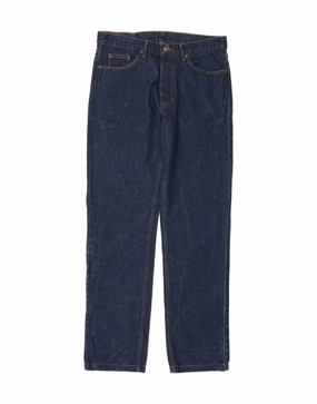 LEE Womens Straight Jeans EU 42 Large W34 L33 Blue Cotton