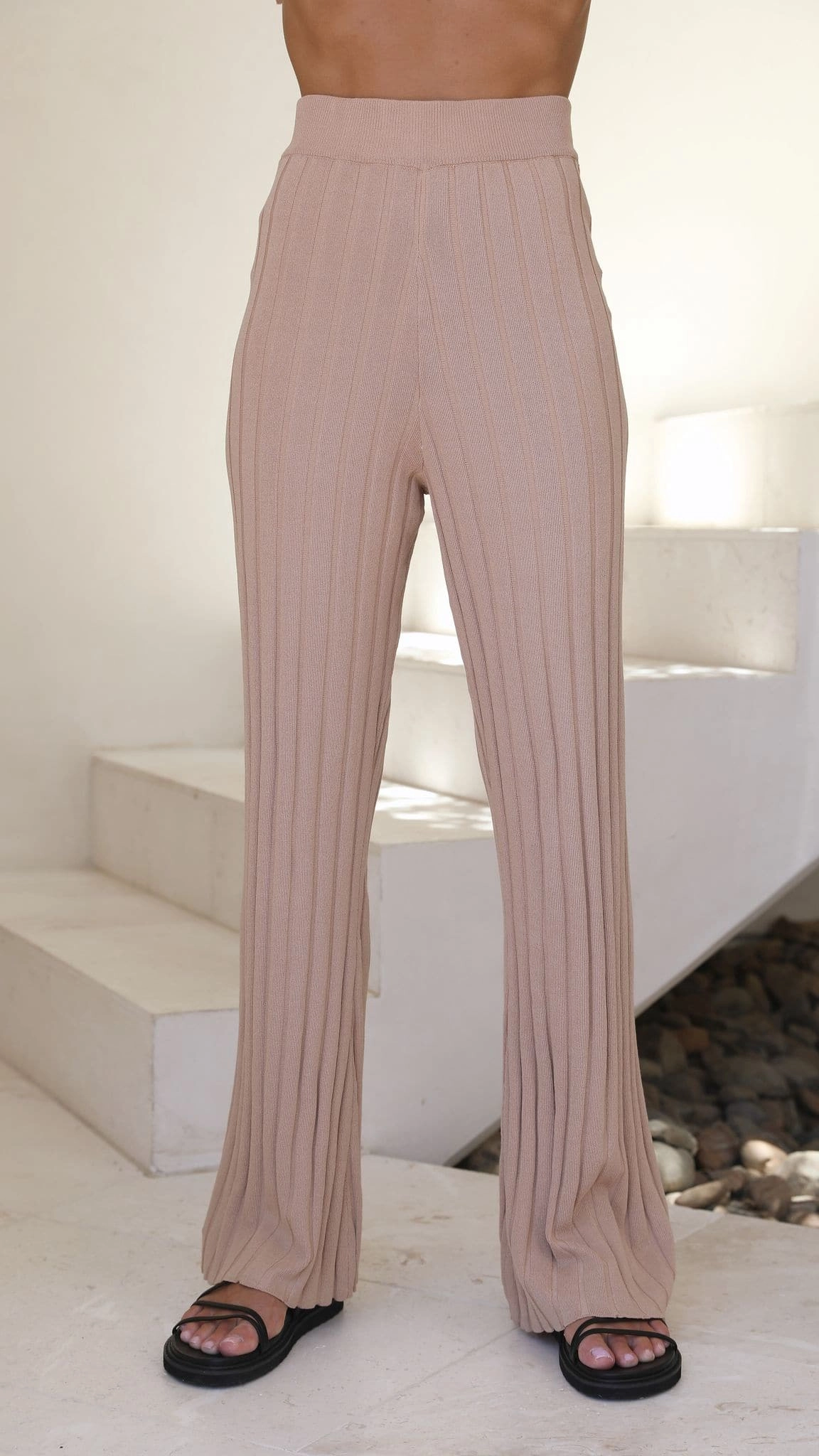 Megan Knit Pants - Camel