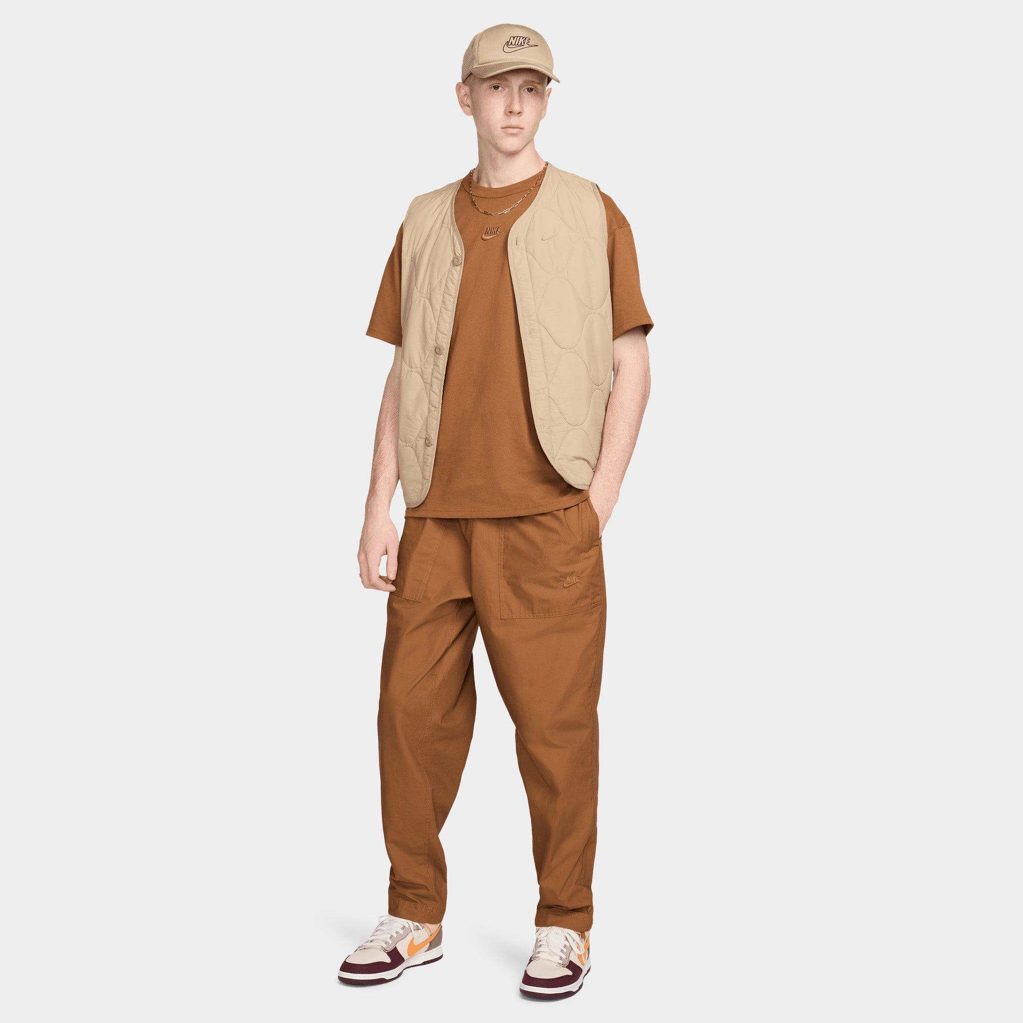 Nike Club Barcelona Pants / Light British Tan