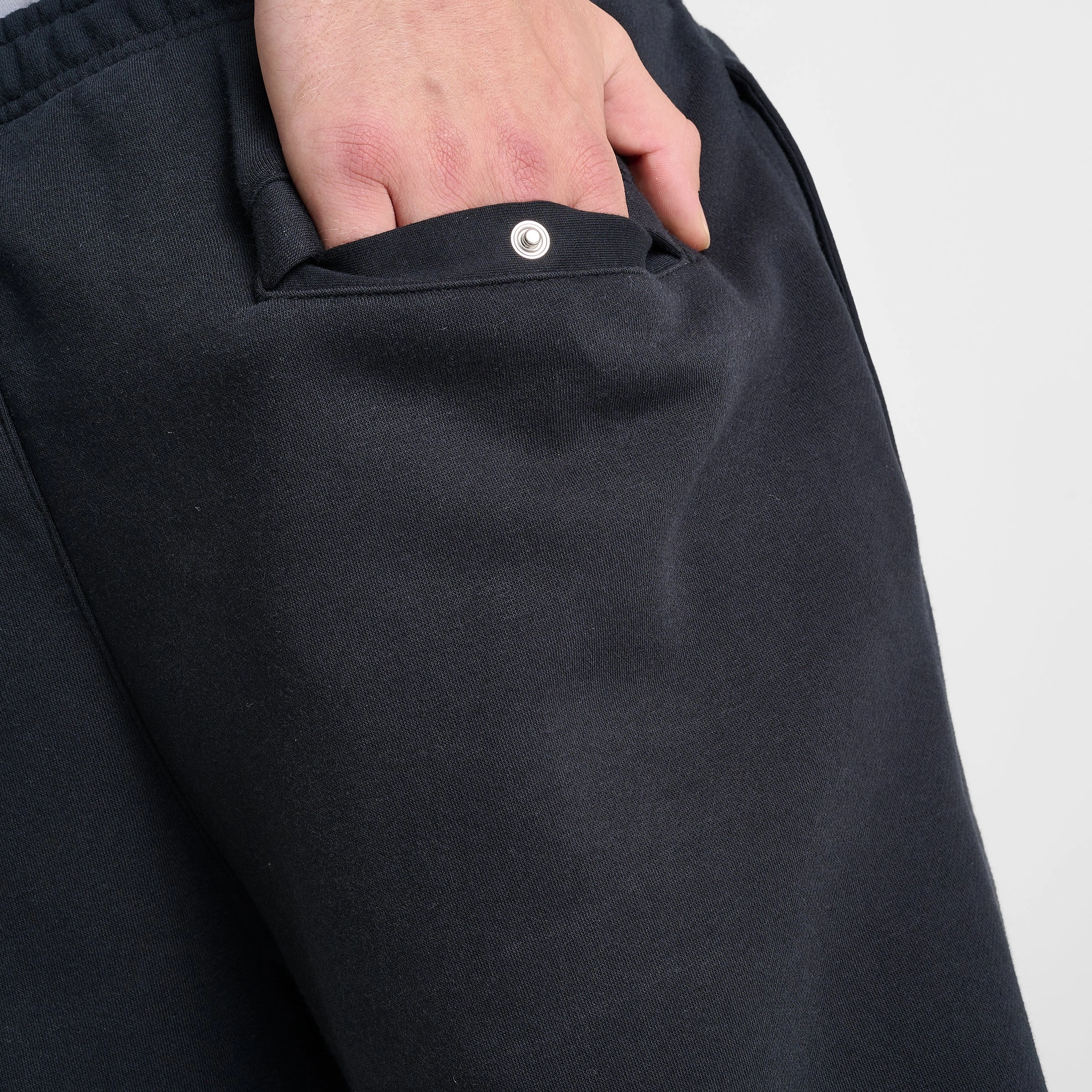 Nike Sportswear Club Brushed Back Fleece Bungie Pants Black / White