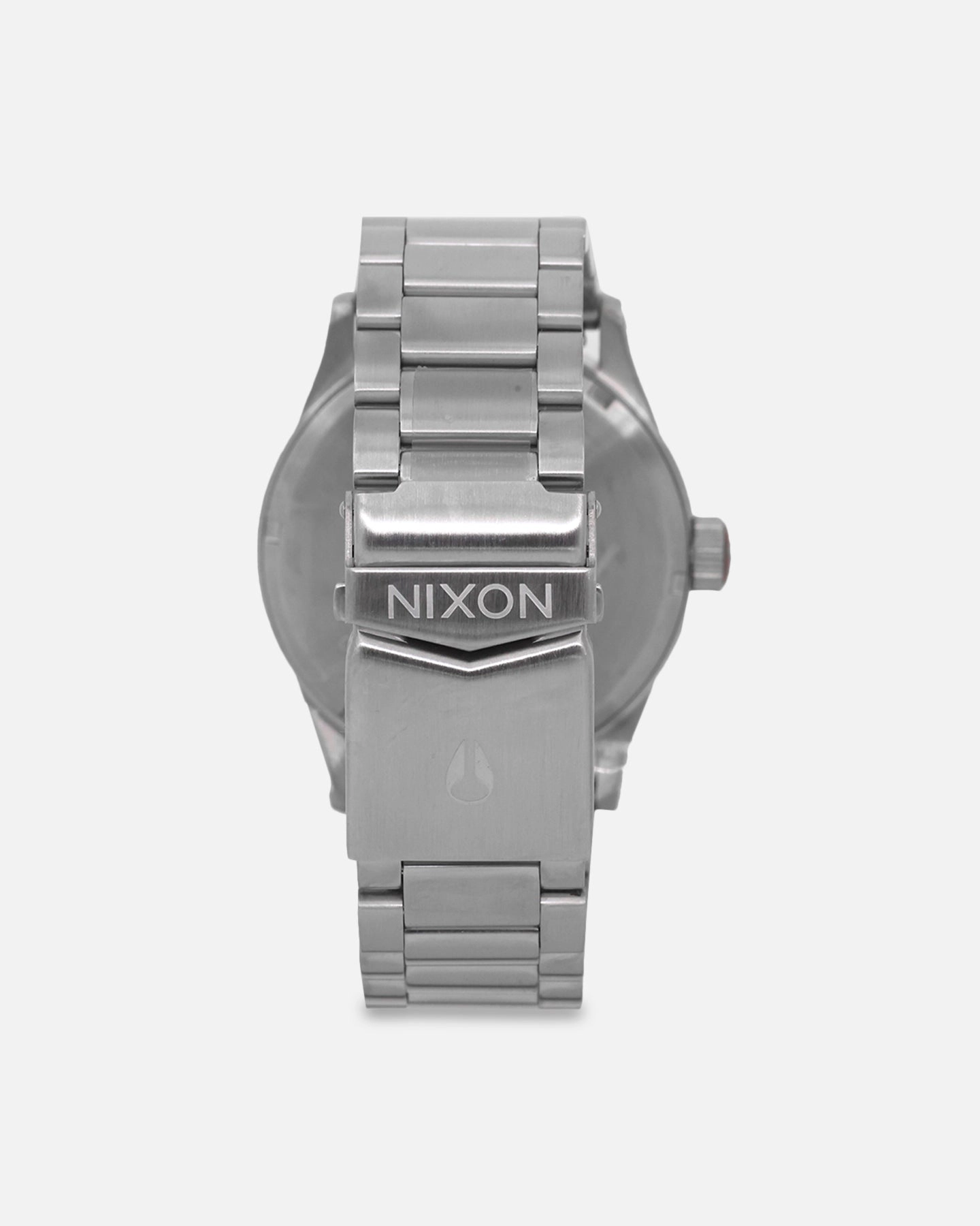 Nixon Sentry Stainless Steel Silver/Cranberry
