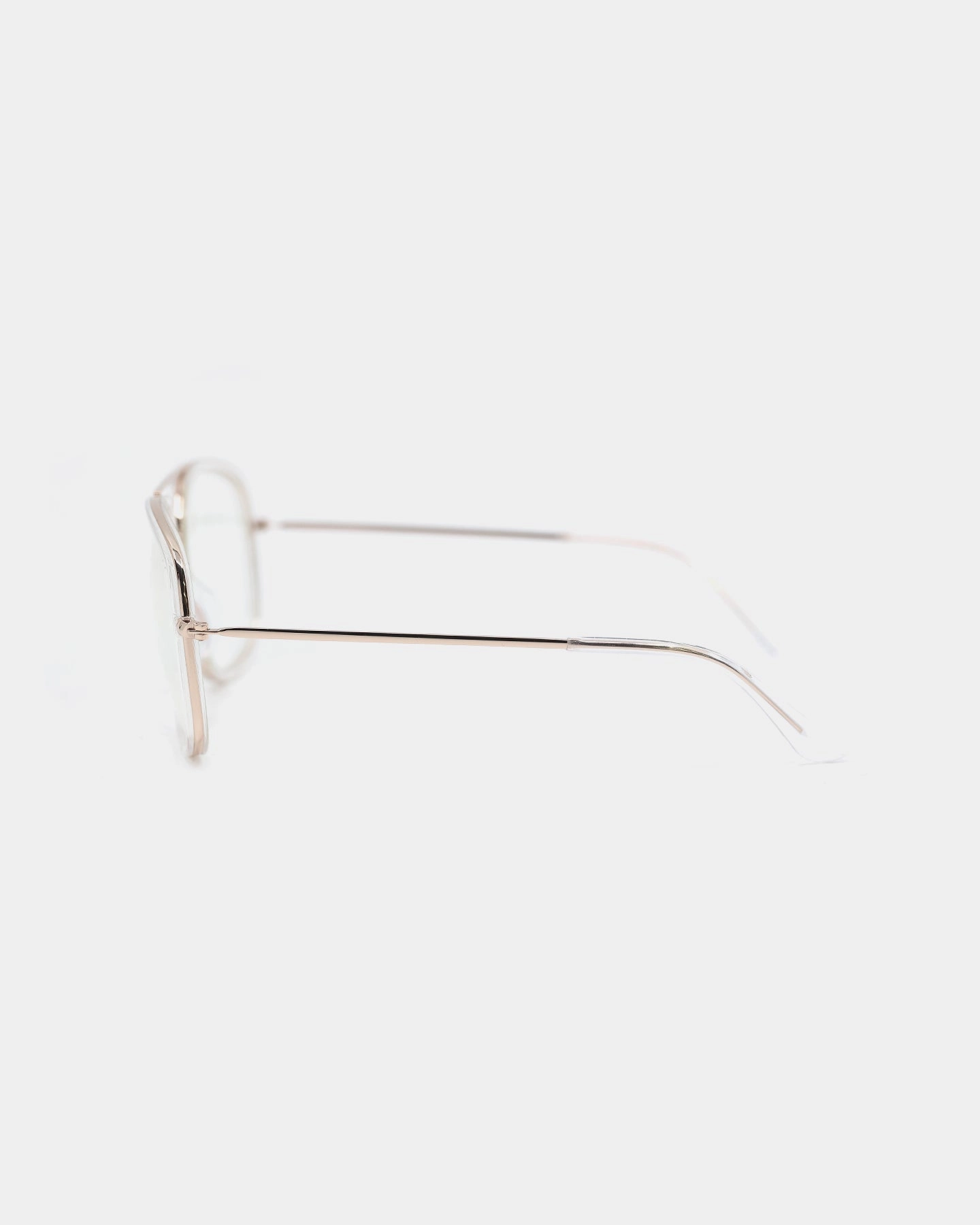 NUQE Men's Lee Bluelight Glasses Clear/Gold/Bluelight