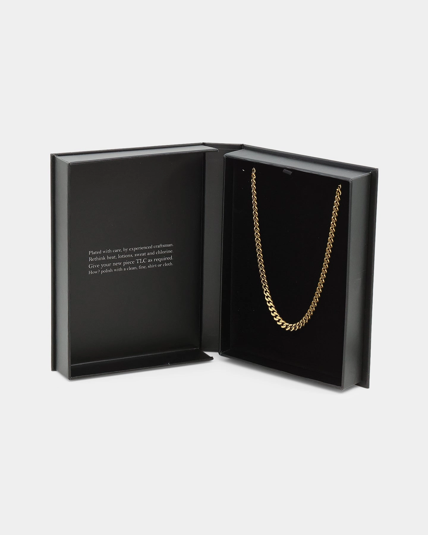 NXS 5mm Cuban Link Chain Gold