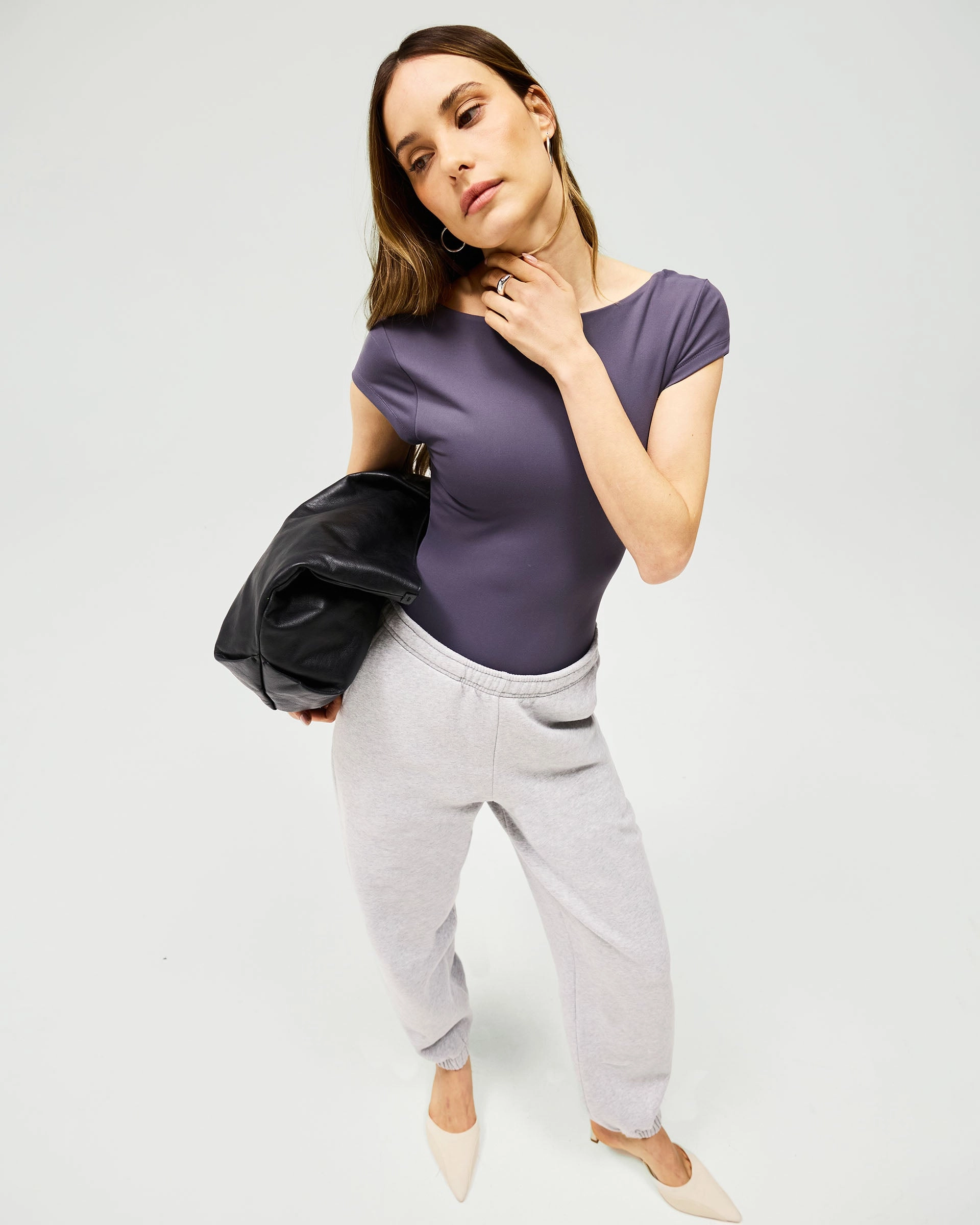 Owners Club Track Pant - Grey Marl