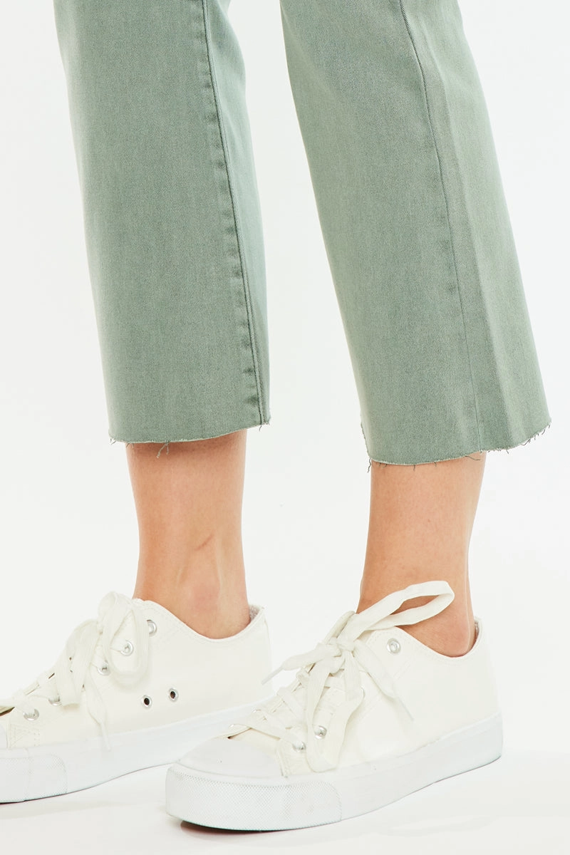 Perla High Rise Crop Bootcut