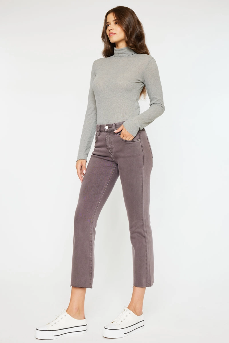 Perla High Rise Crop Bootcut