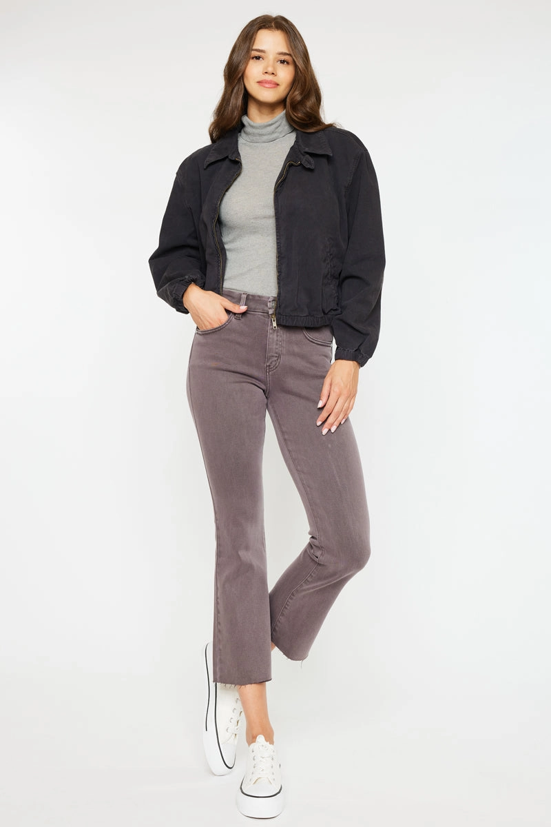 Perla High Rise Crop Bootcut