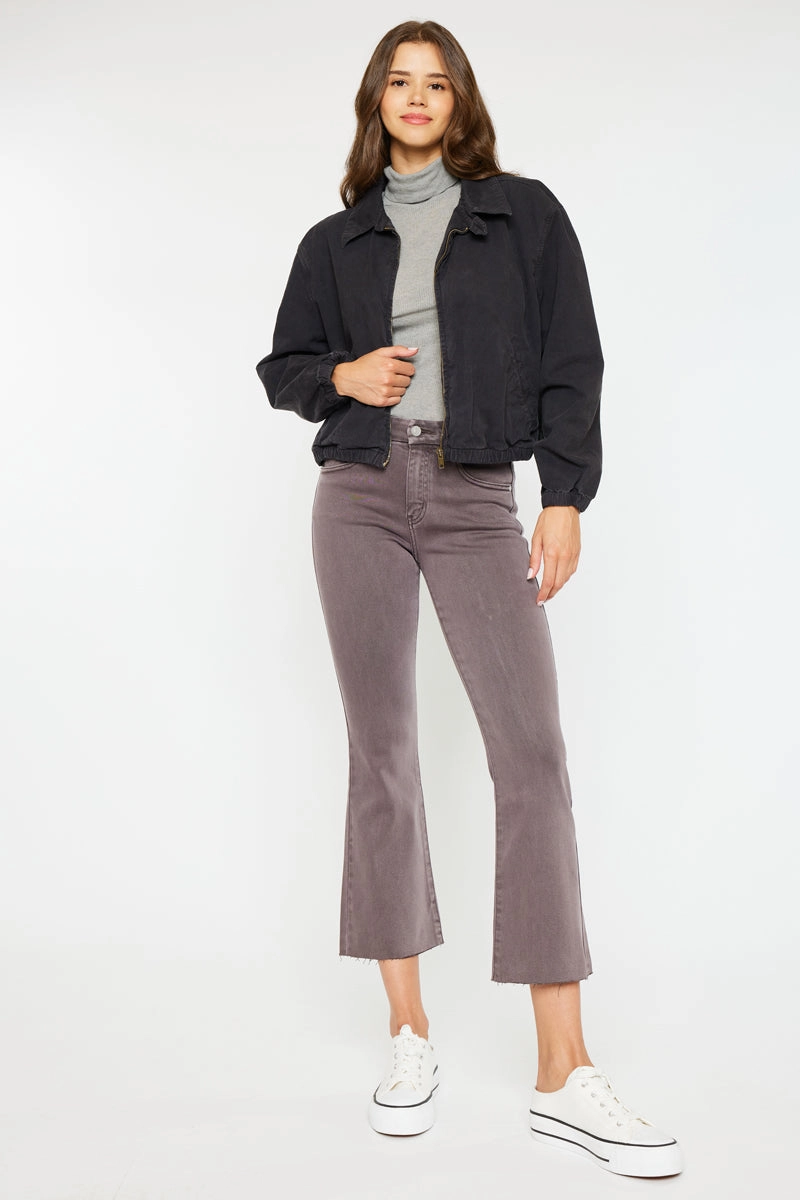 Perla High Rise Crop Bootcut