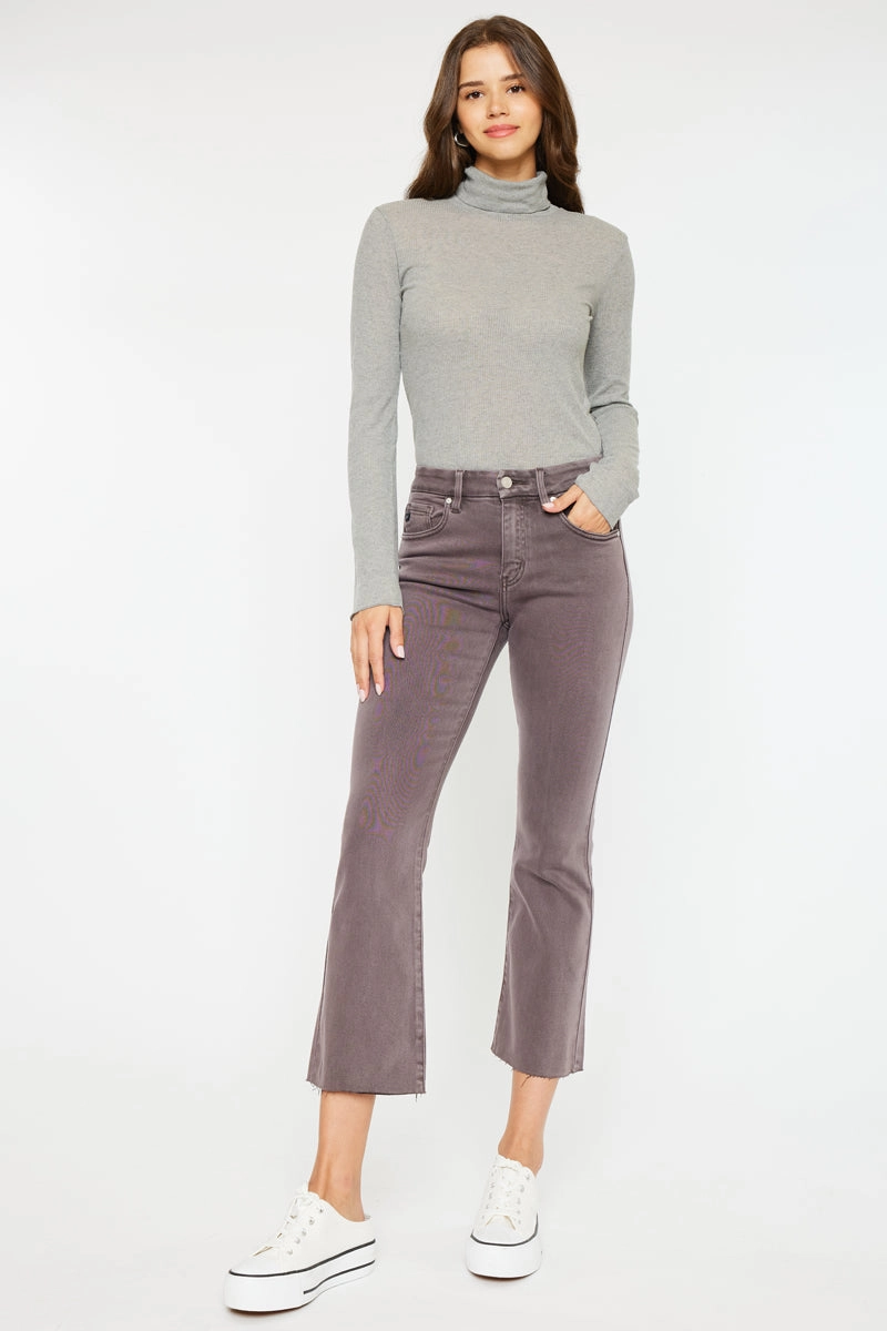 Perla High Rise Crop Bootcut