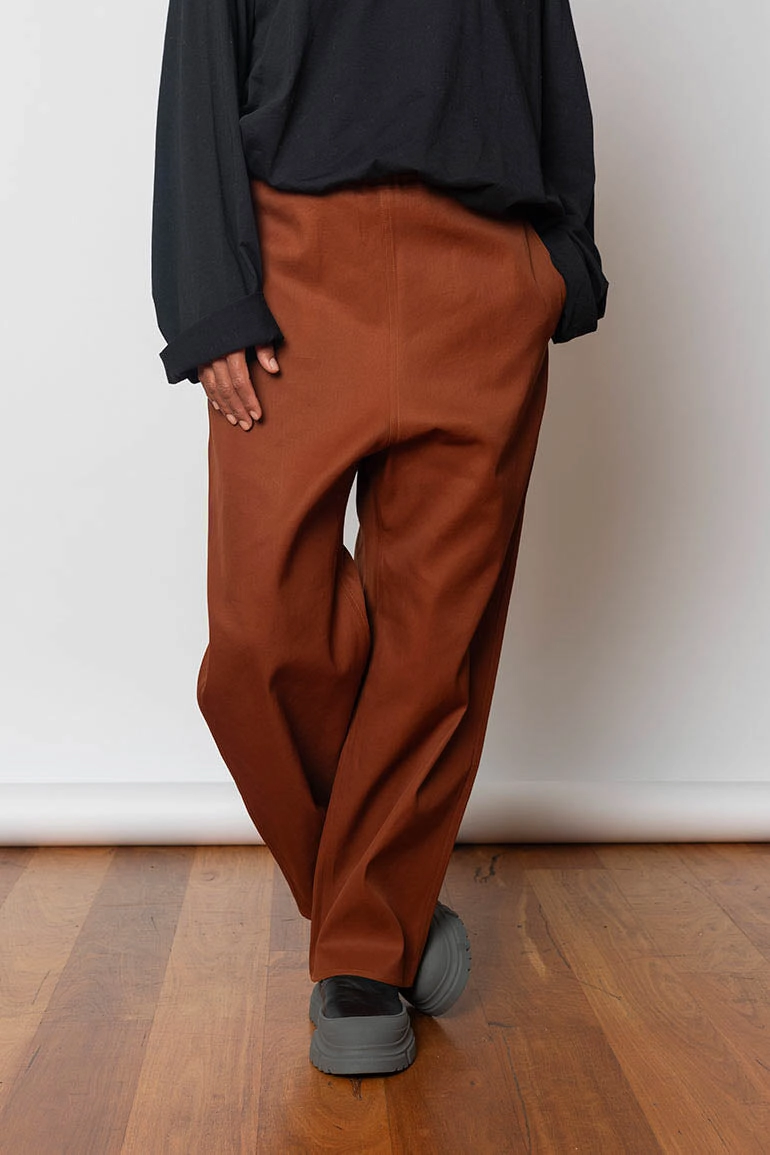 Plock Pants - Brick