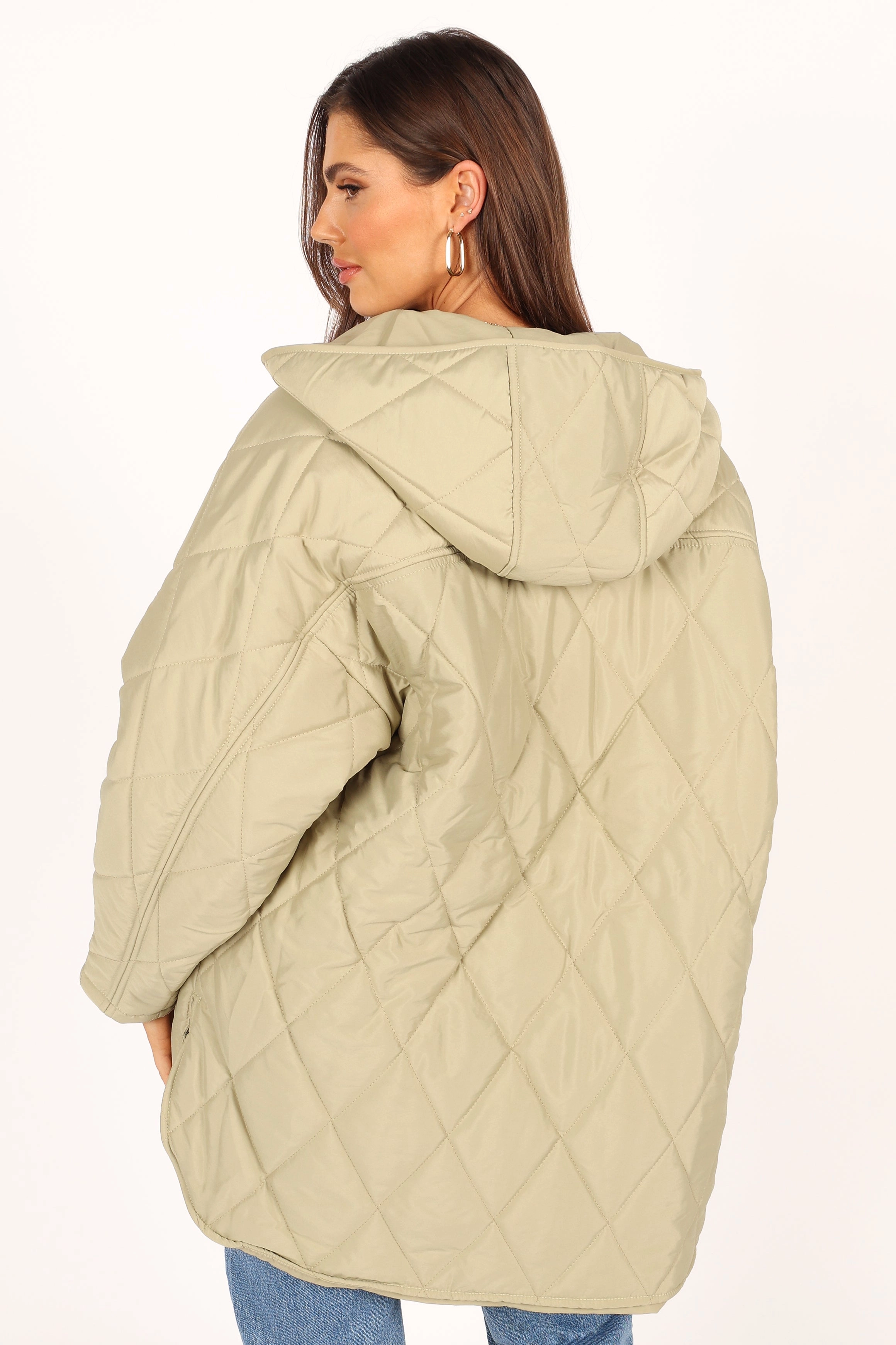 Sally Quilted Jacket - Green