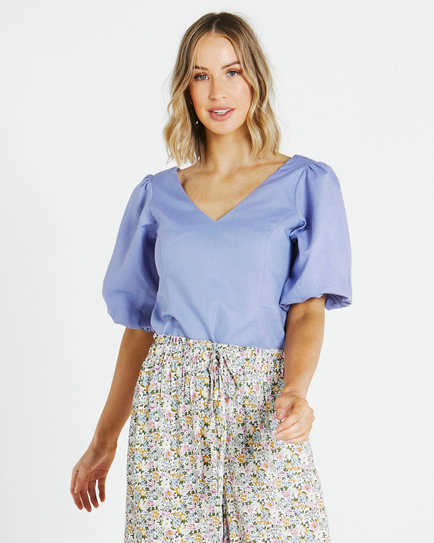 Sass Adriana Top Cornflower Blue