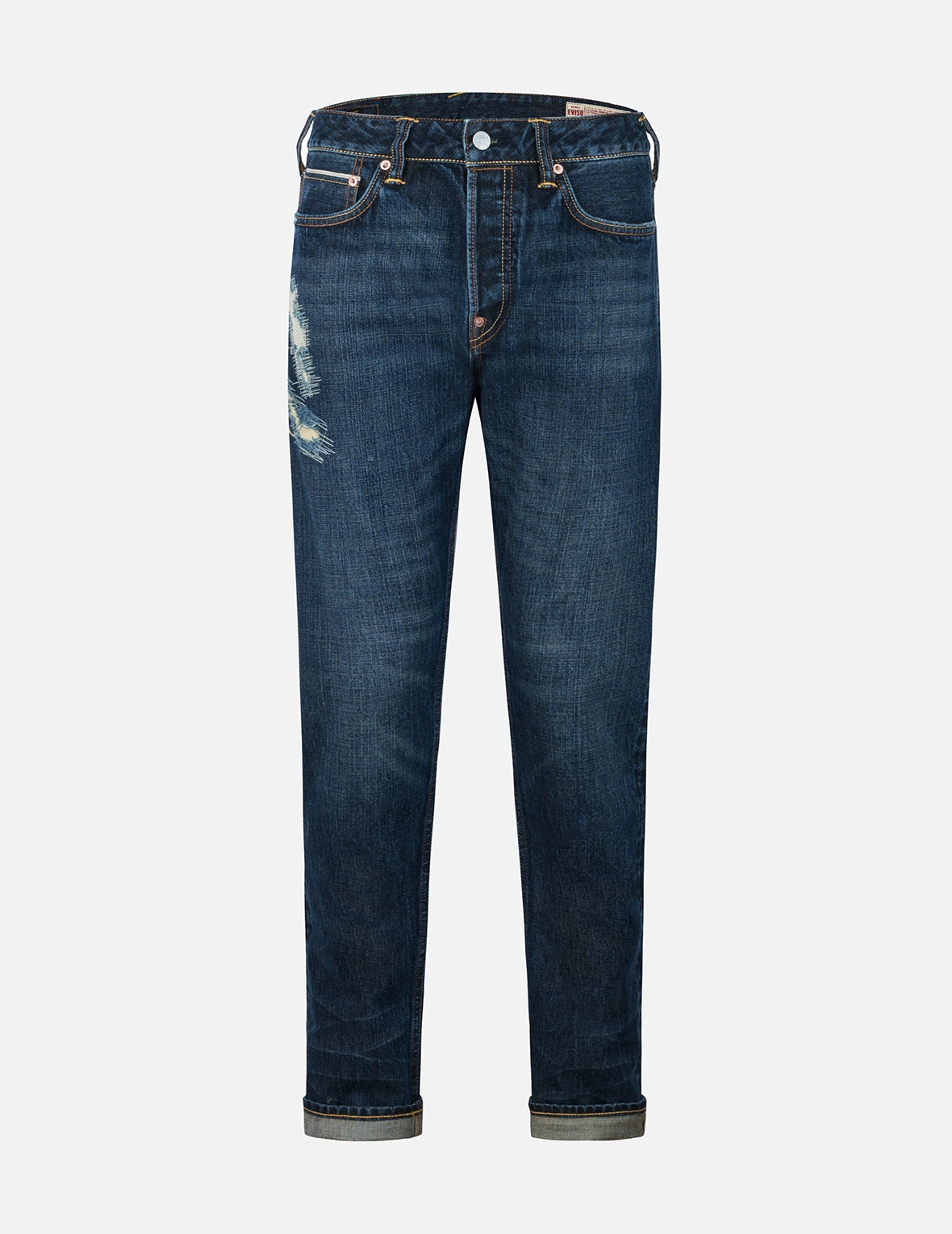 Seagull Print Carrot Fit Jeans #2017