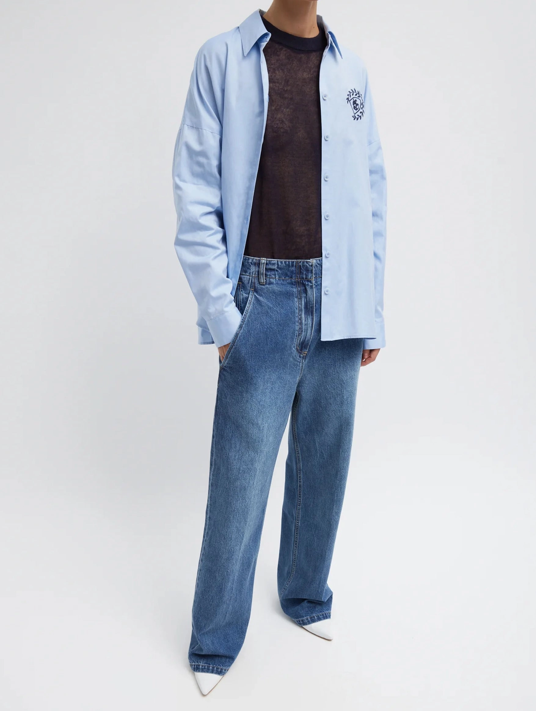 Spring Denim Short Barry Jean in Classic Blue
