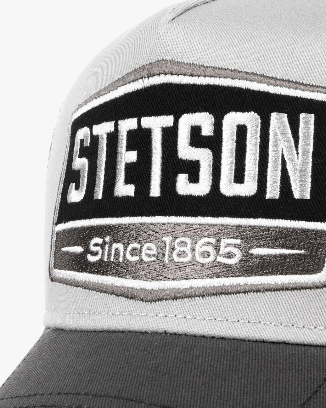 Stetson Gasoline Trucker Cap - Grey / Black