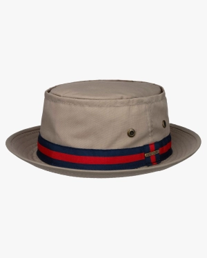 Stetson Pork Pie Hat - Beige