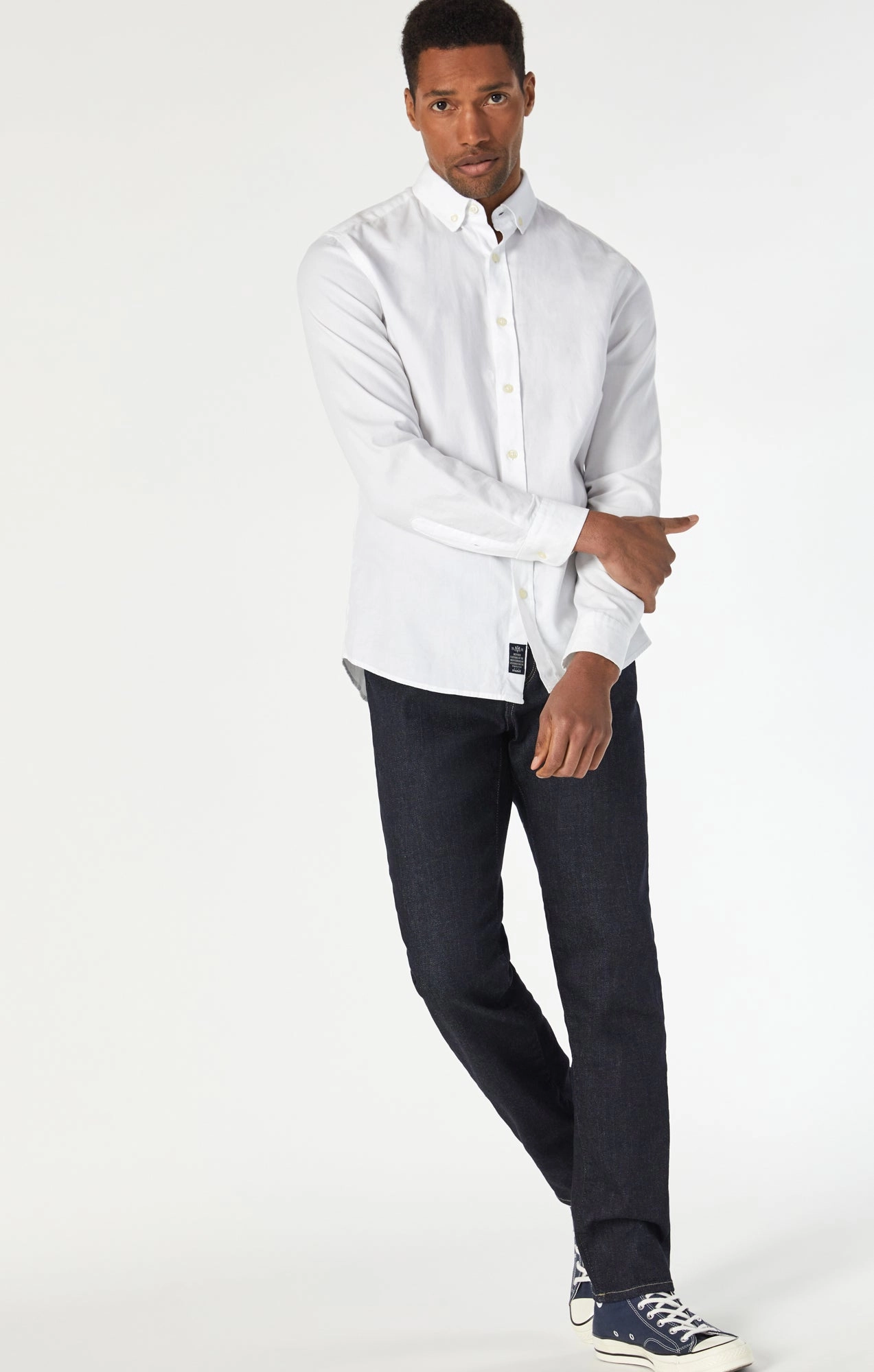 STEVE ATHLETIC FIT JEANS IN RINSE PRO DARKTECH