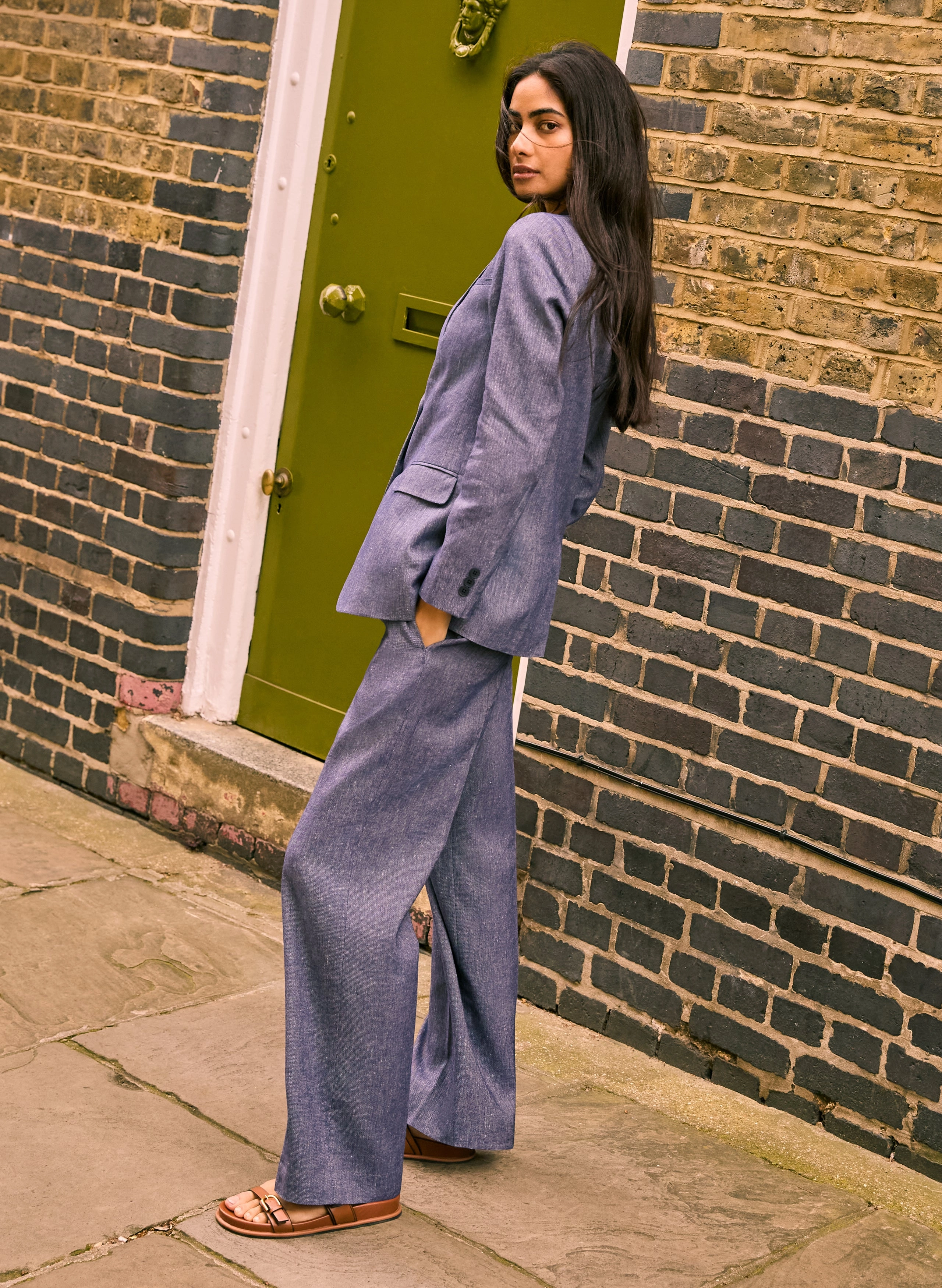 Stina Linen Blazer