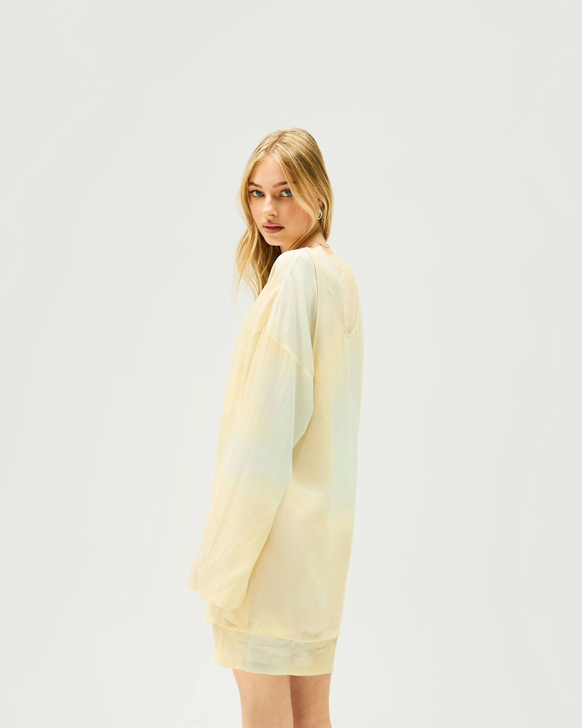 Storm Mini Dress - Storm Print Natural