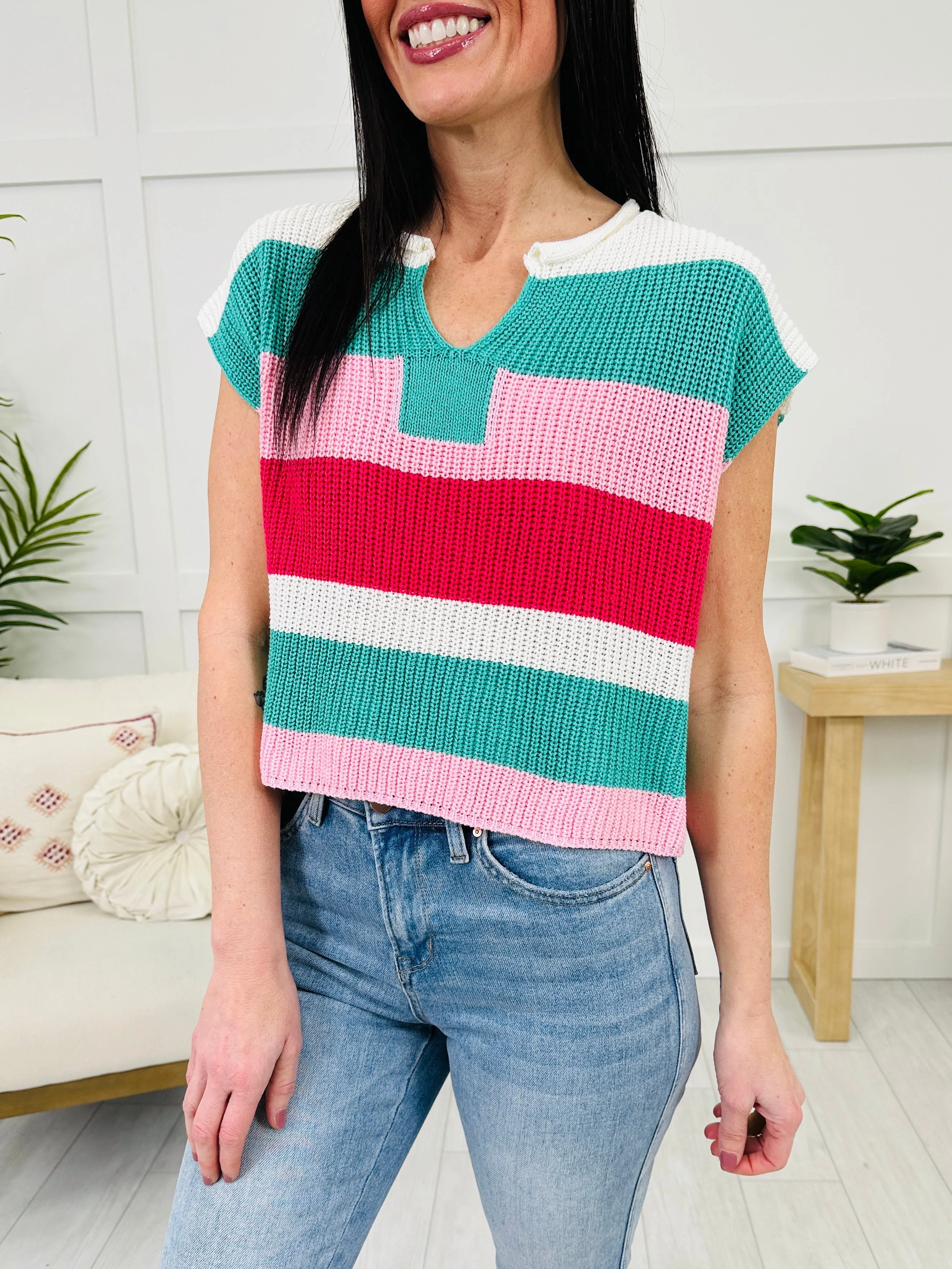 Stripe A Pose Sweater