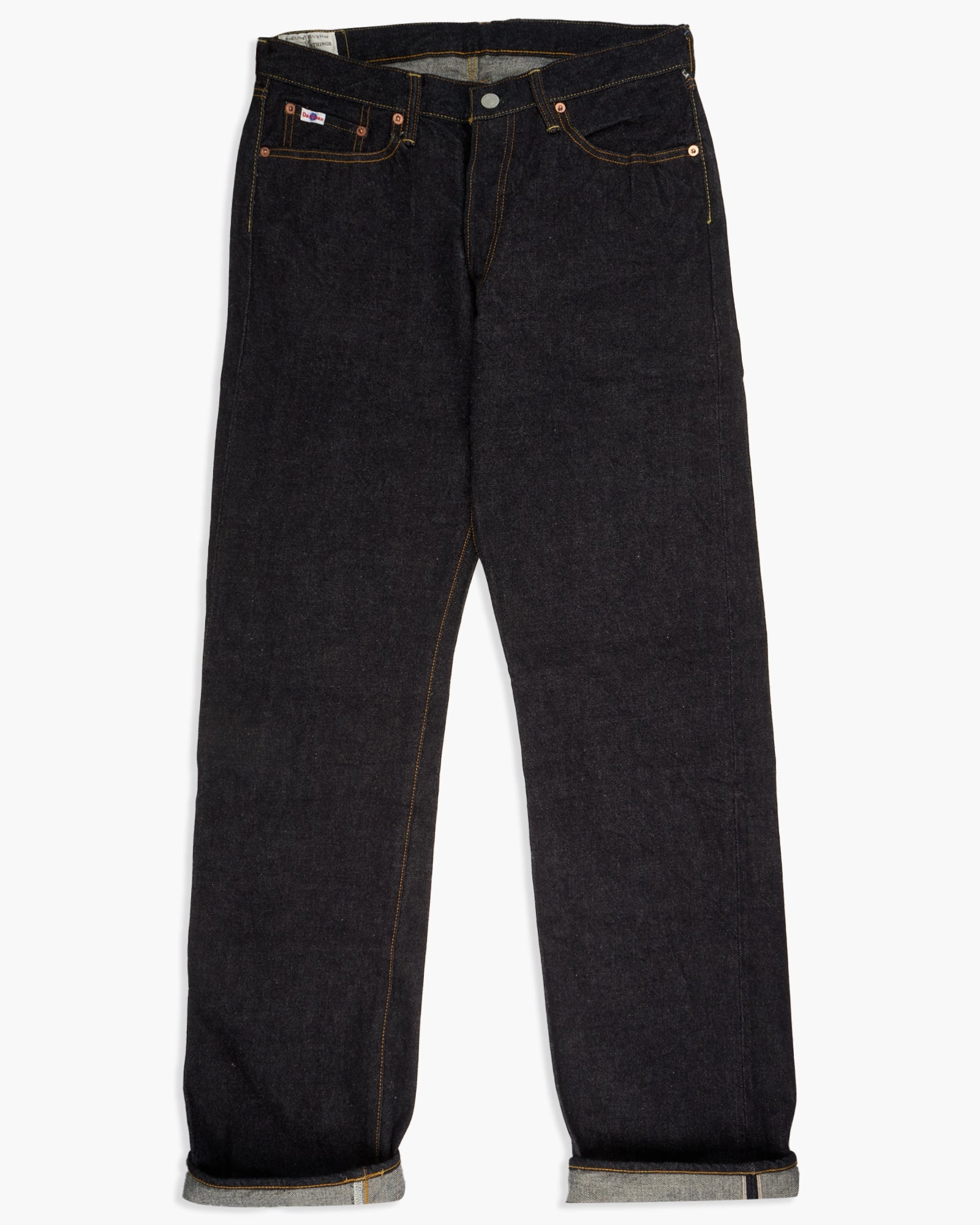 Studio D'Artisan SD-101 15oz Selvedge Regular Straight Mens Jeans - Onewash