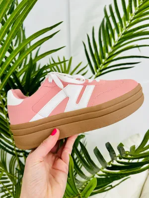 Sugar Stride Sneakers in Blush
