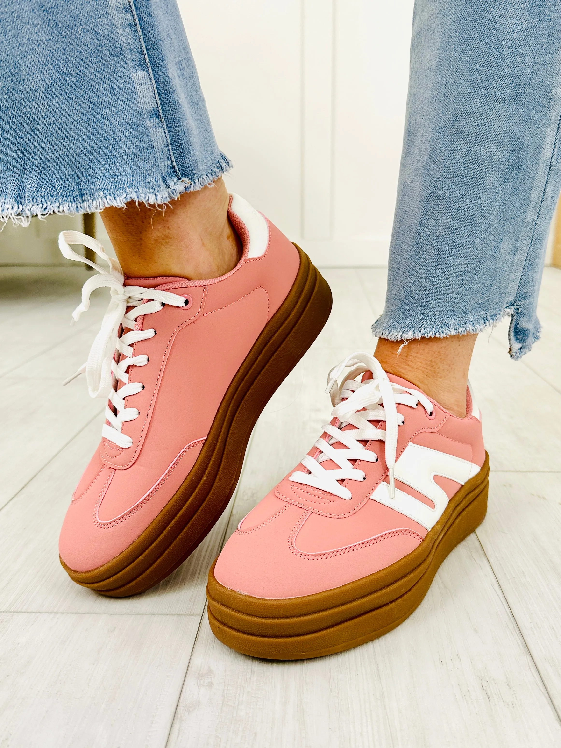 Sugar Stride Sneakers in Blush