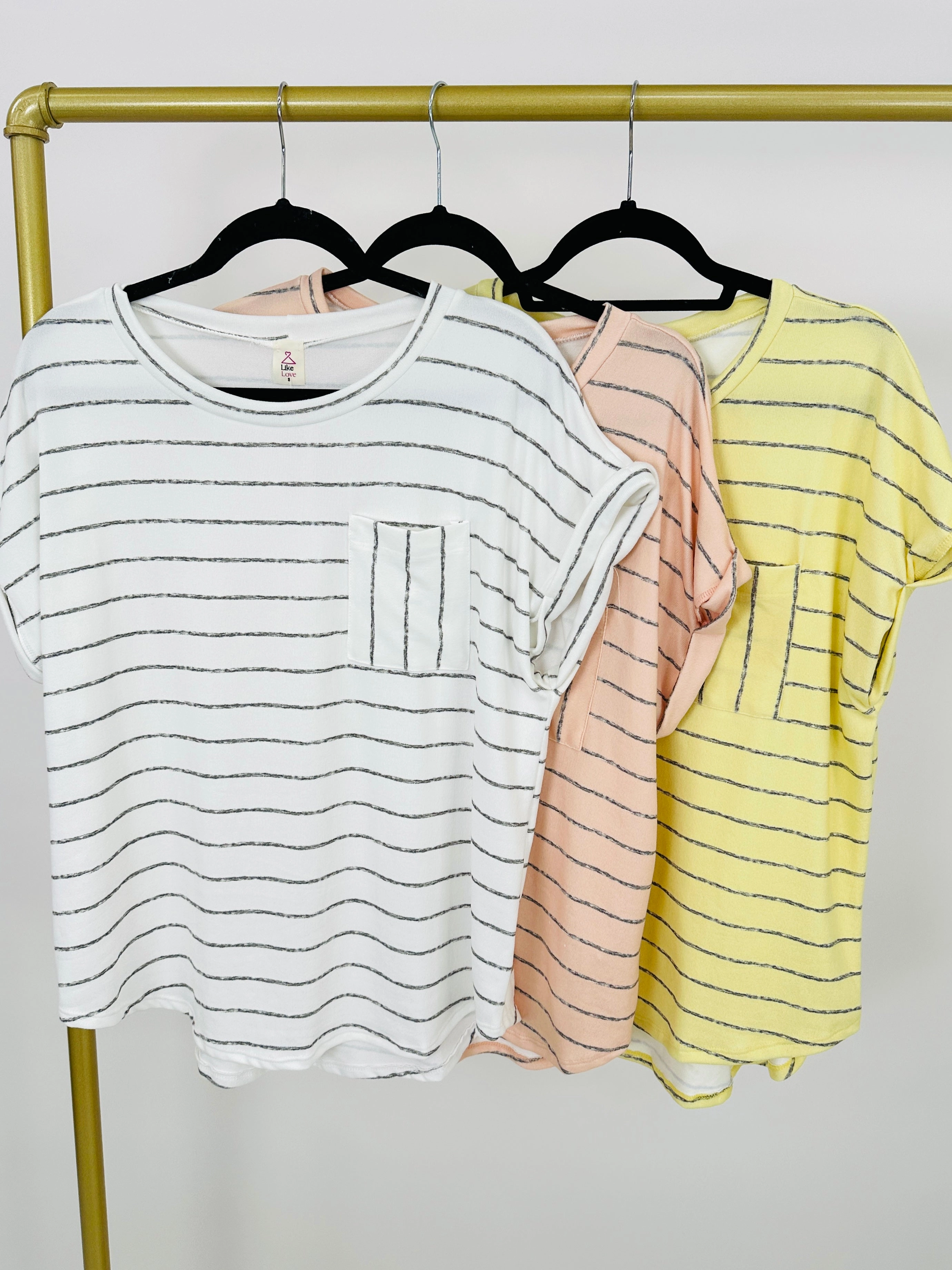 Sunbeam Stripes Top- Multiple Colors!