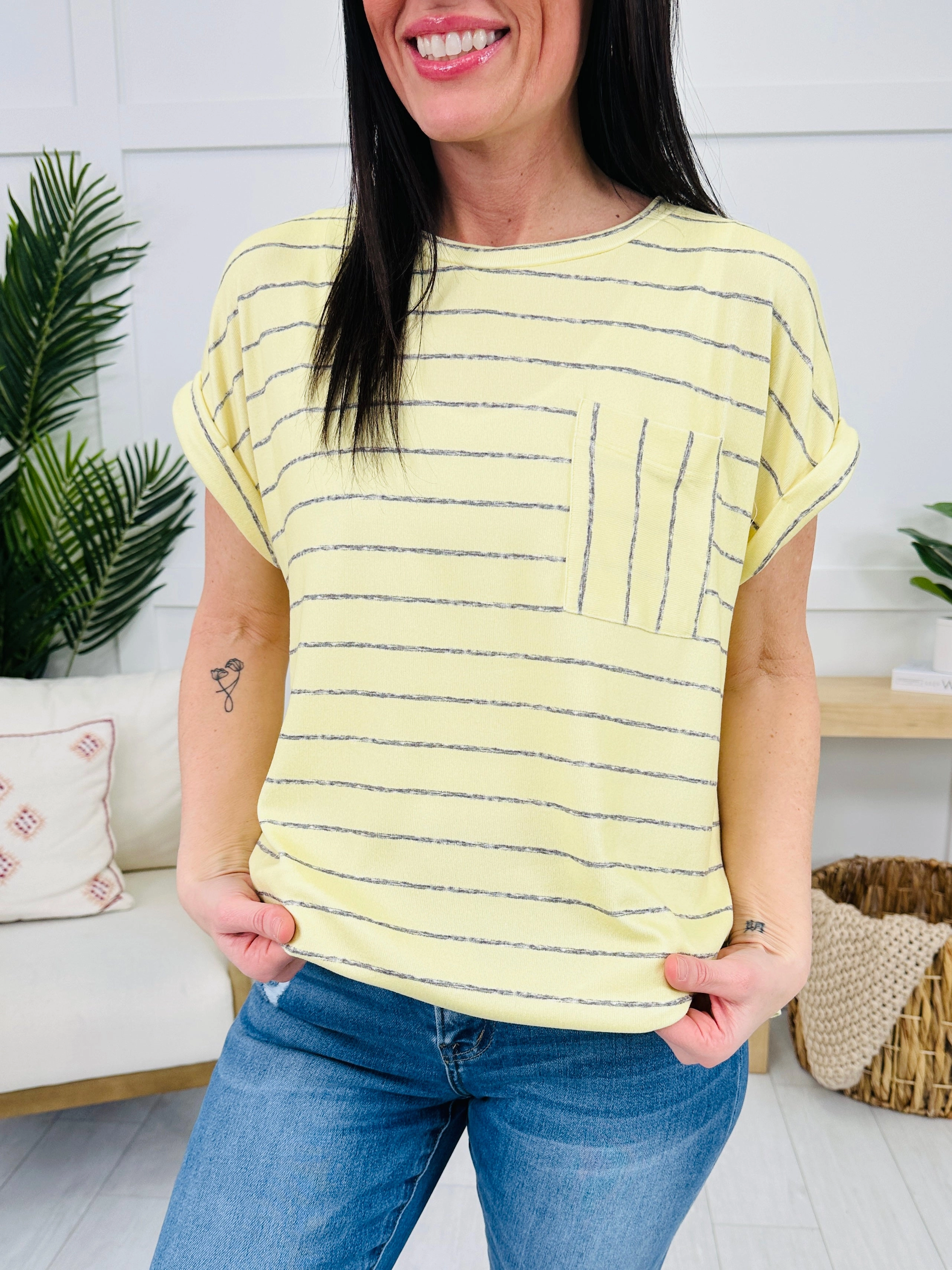 Sunbeam Stripes Top- Multiple Colors!