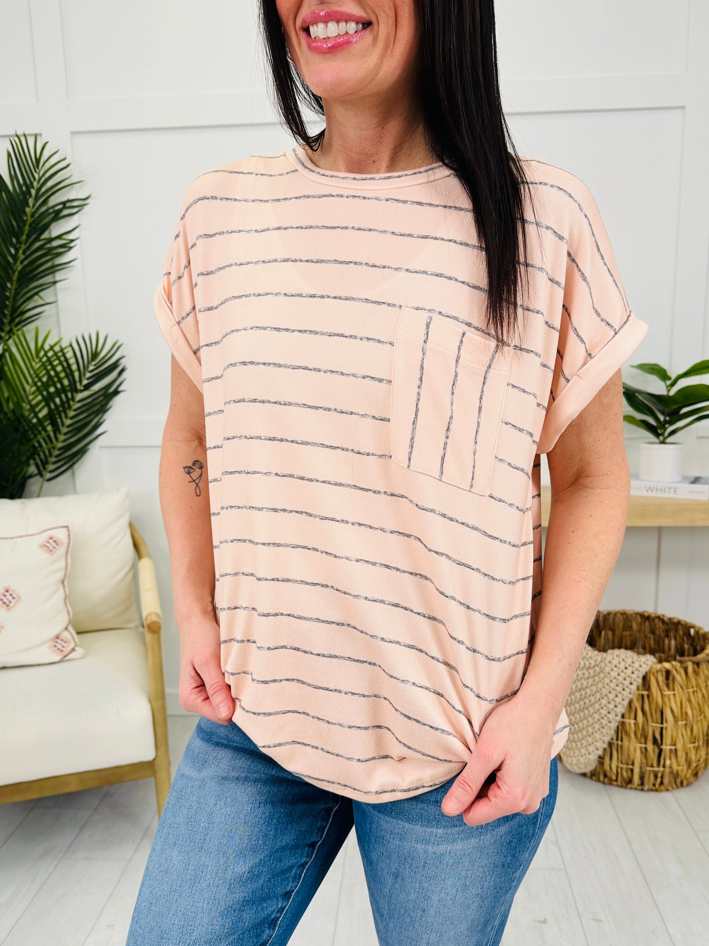 Sunbeam Stripes Top- Multiple Colors!