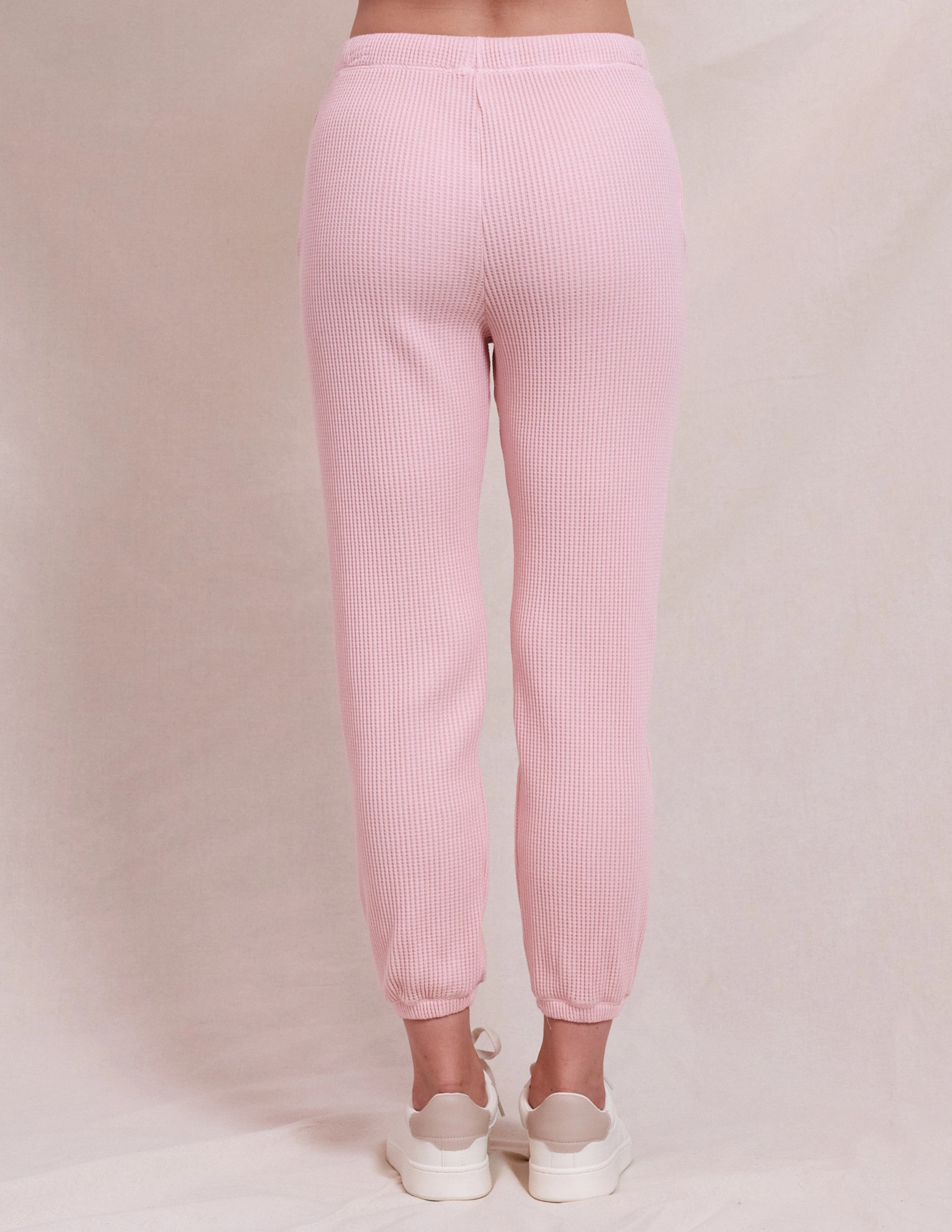 Sundry Basic Ribbed Jogger in Iconic Pink